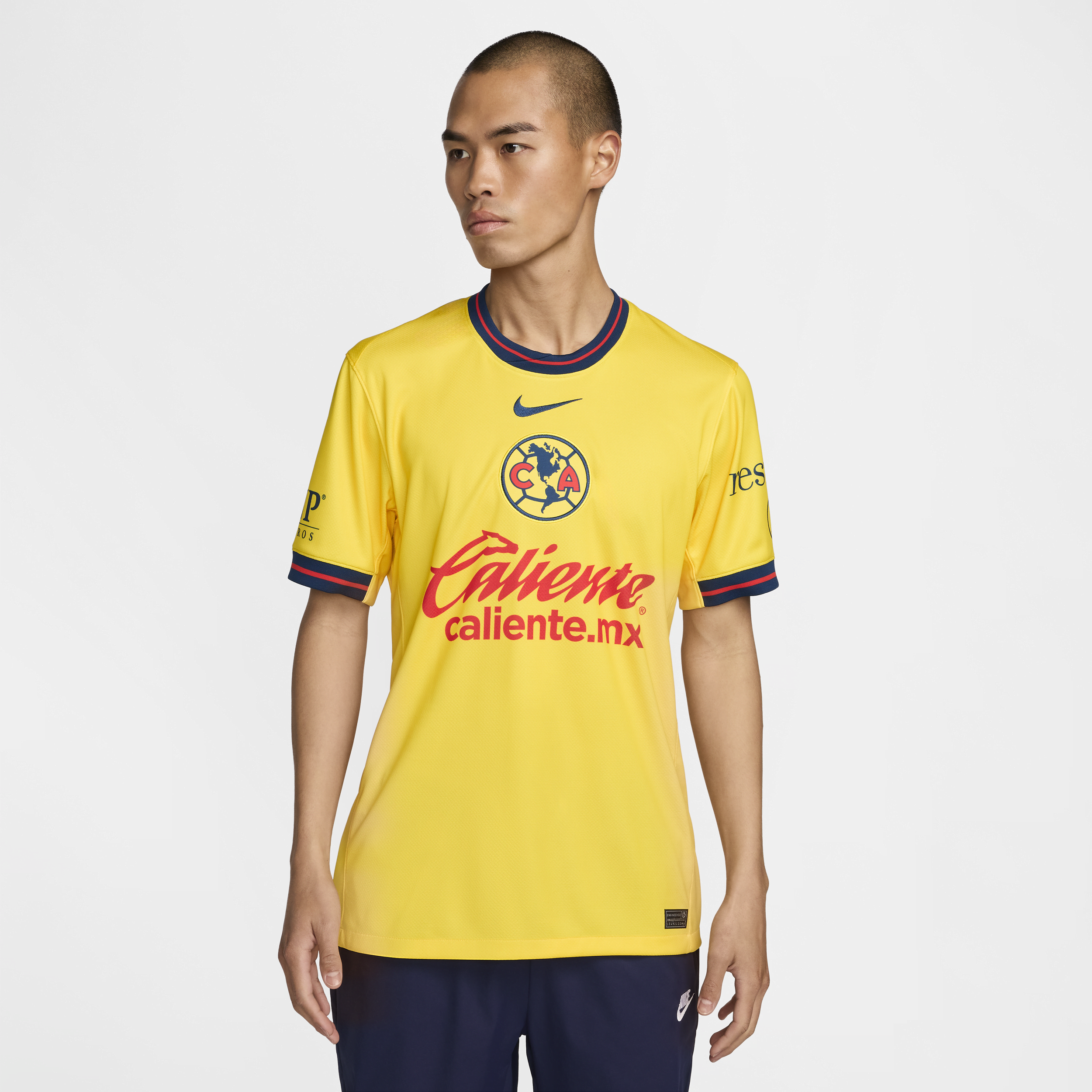 Club America 2024/25 Stadium Home Nike Dri-FIT Replica-fodboldtrøje til mænd - gul