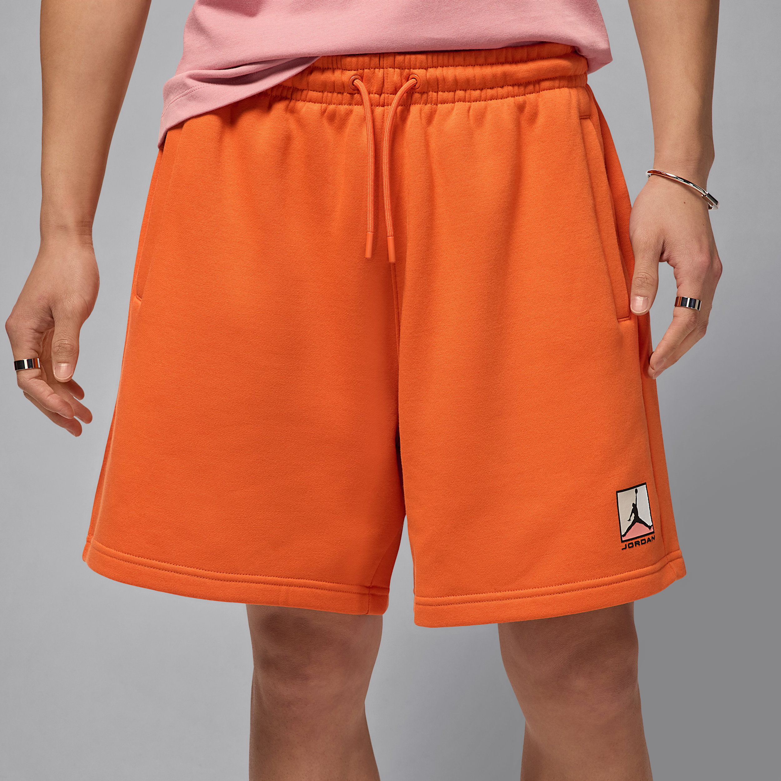 Thumbnail - Jordan Brooklyn Fleece Shorts mit Grafik (Herren) - Orange