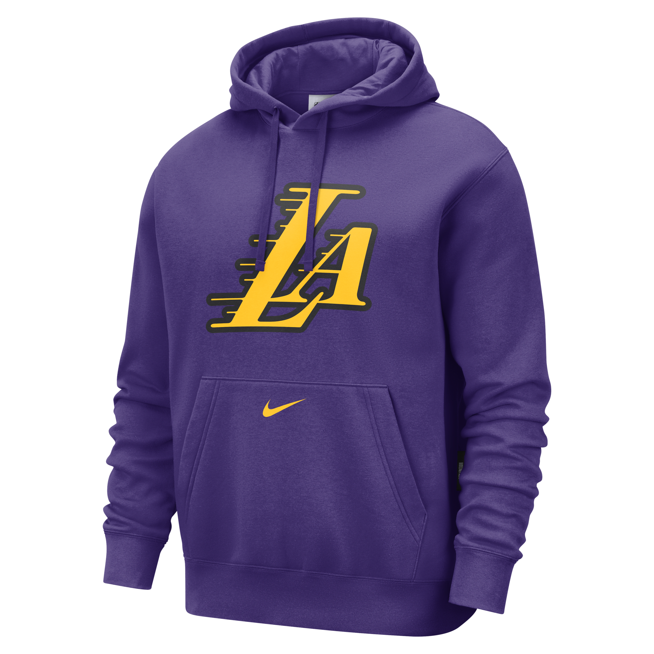 Sweat à capuche en tissu Fleece Nike NBA Los Angeles Lakers Club City Edition pour homme - Pourpre