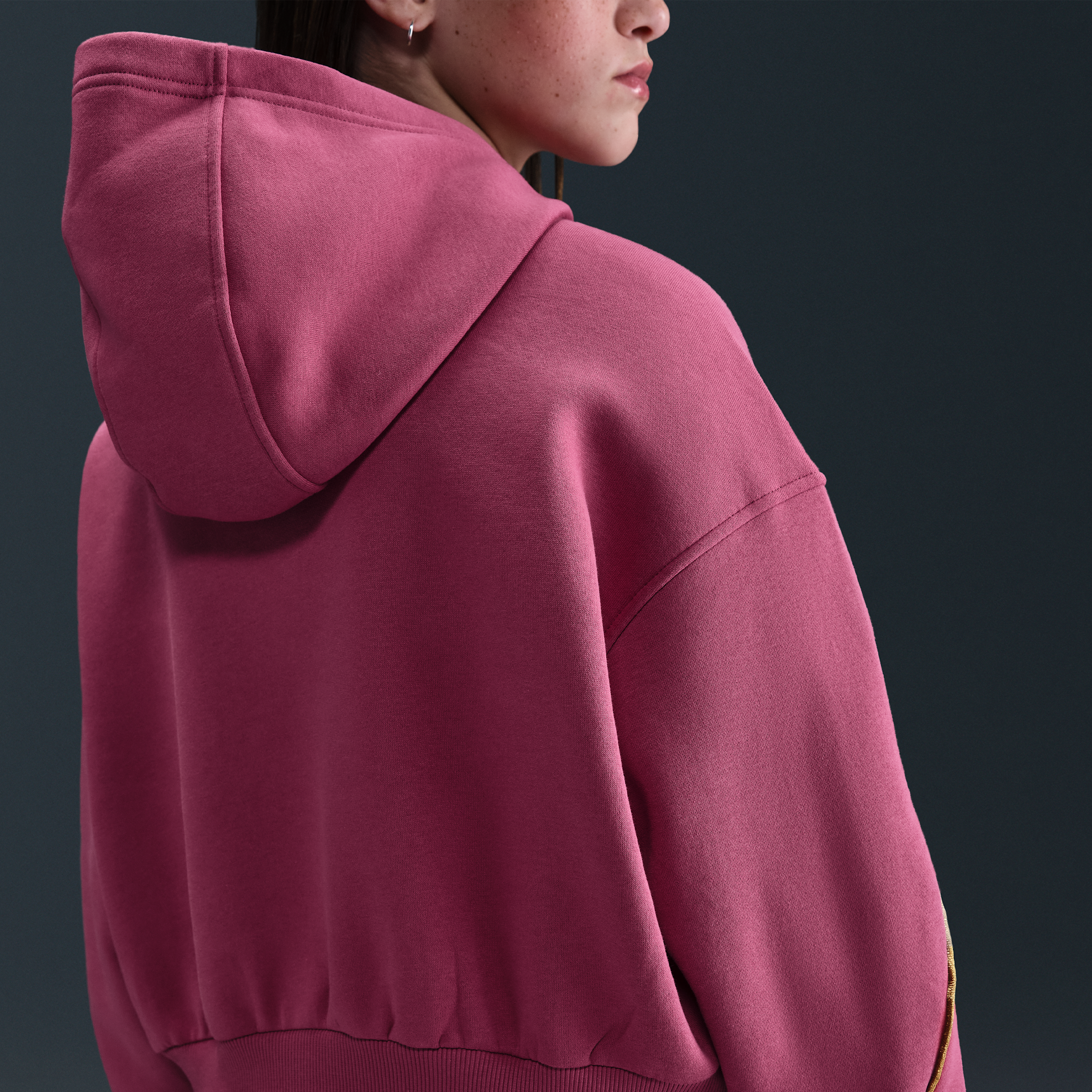 Thumbnail - Nike Club Fleece Boxy Hoodie für ältere Kinder (Mädchen) - Lila