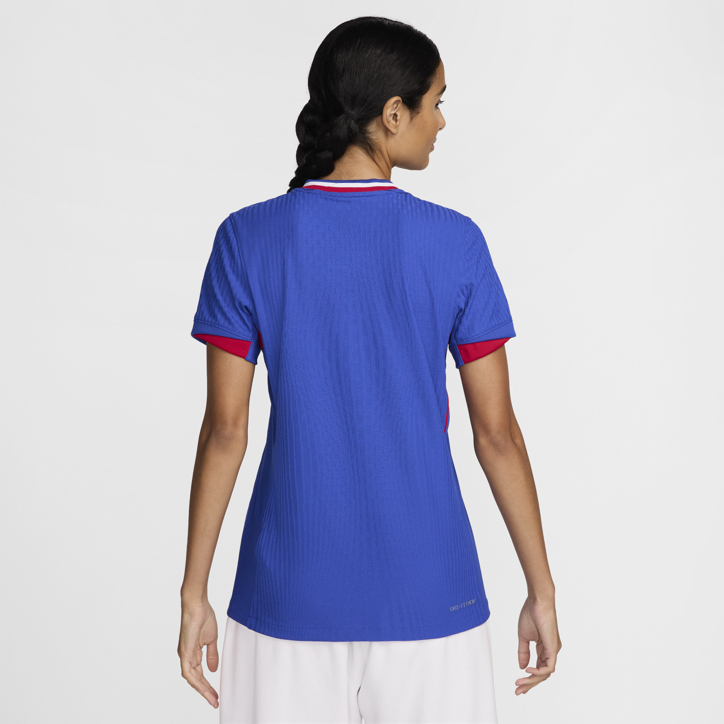 Nike FFF (herenelftal) 2024 25 Match Thuis Dri-FIT ADV authentiek voetbalshirt voor dames Blauw