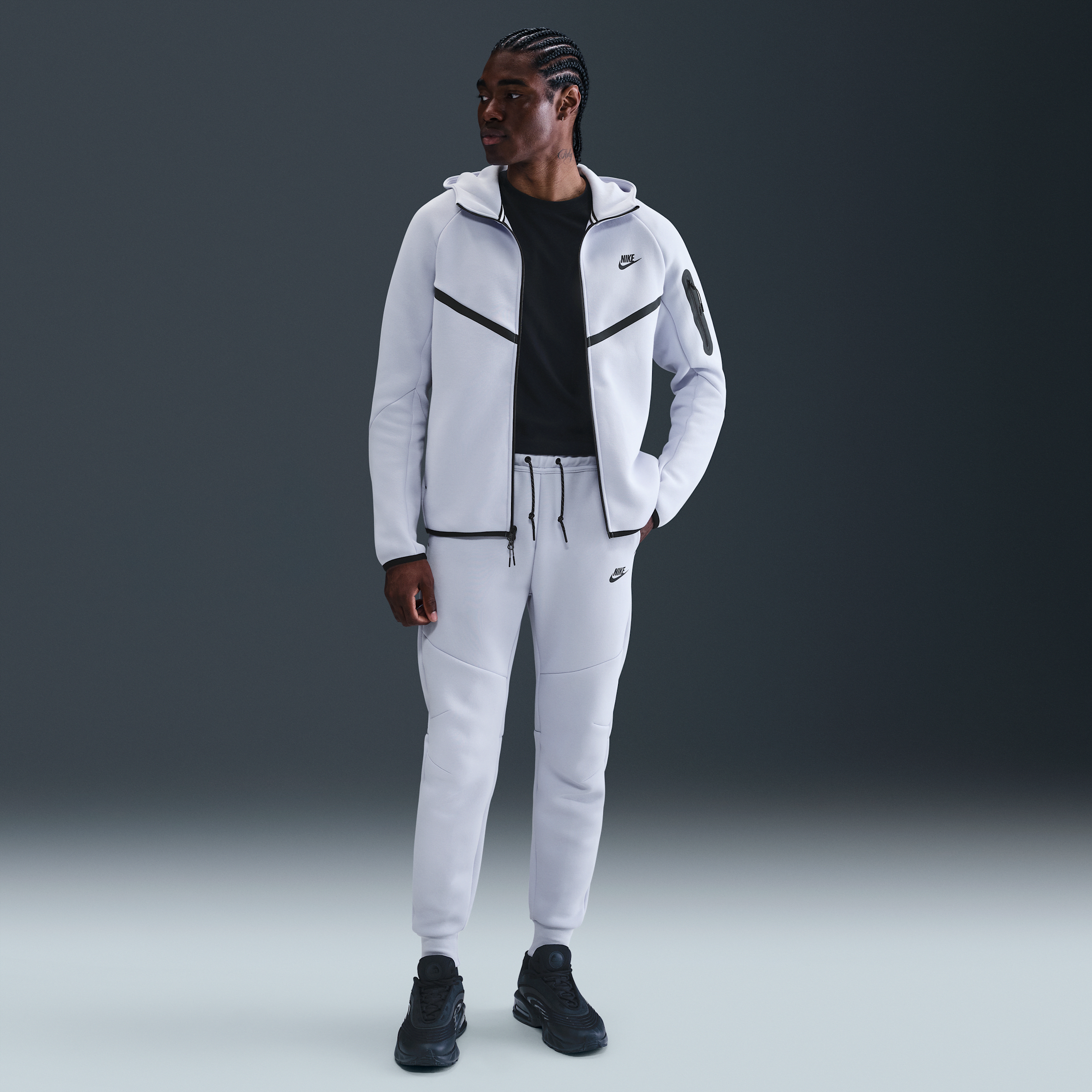 Thumbnail - Nike Tech Fleece-Jogger (Herren) - Grau