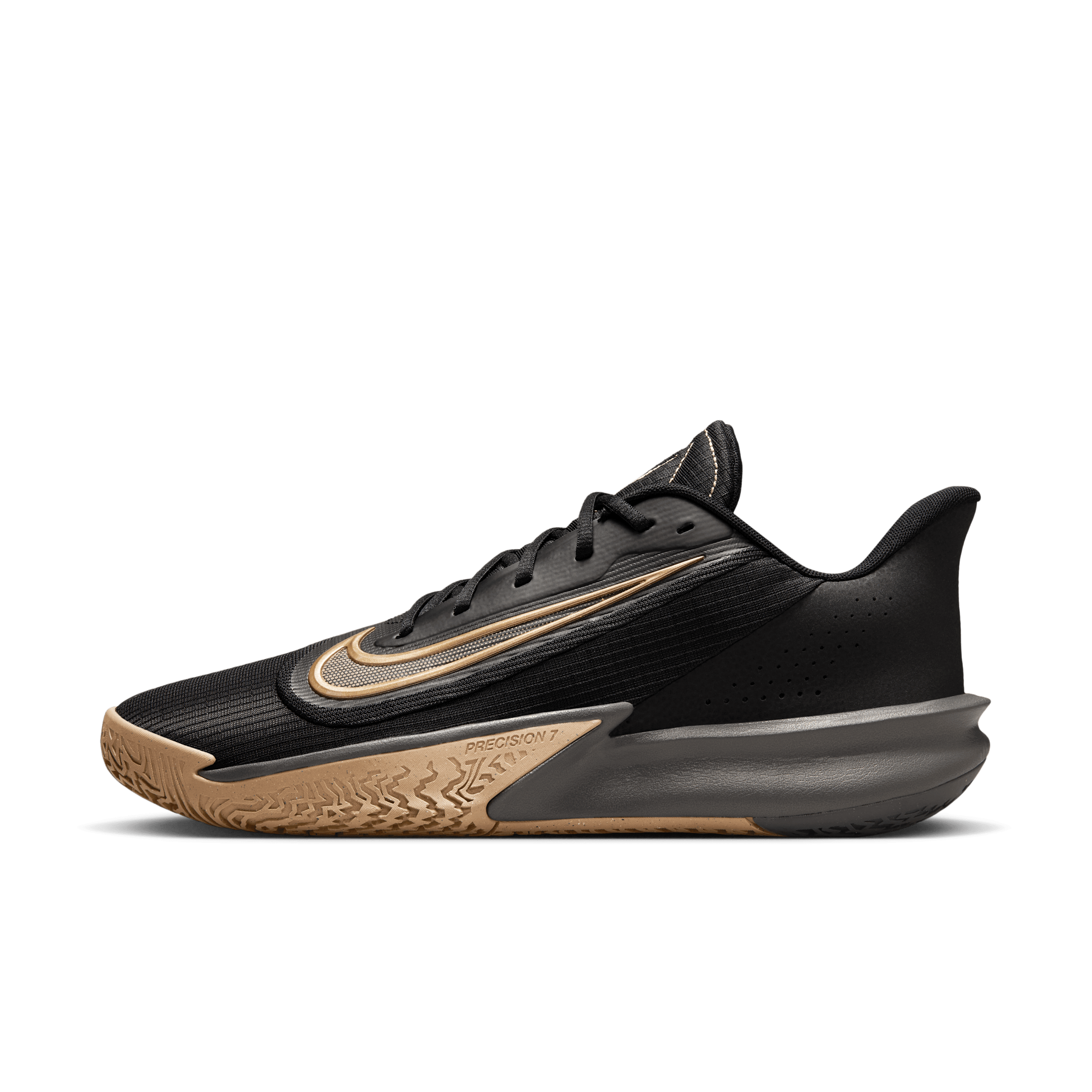 Nike Precision 7 basketbalschoenen voor heren Zwart