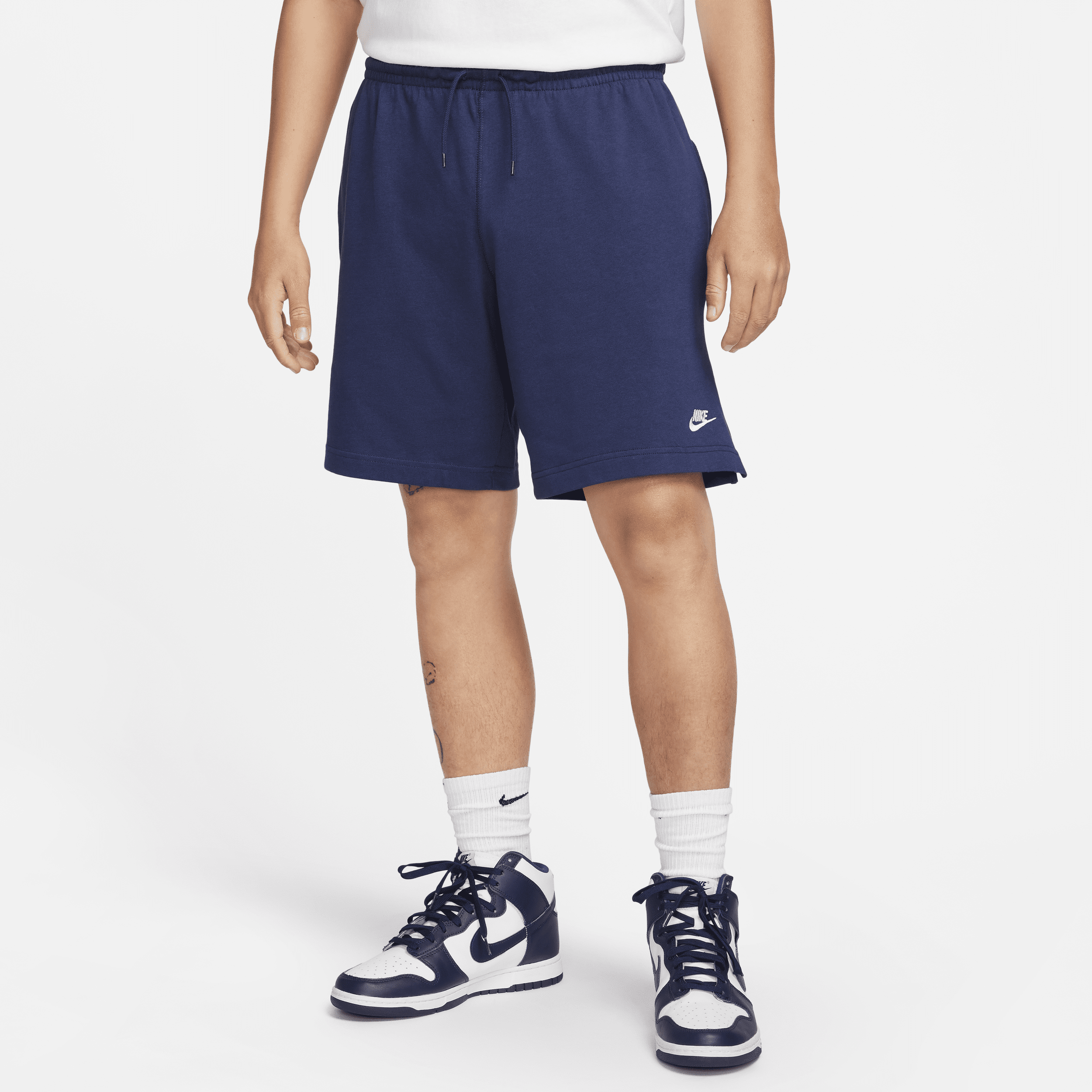 Short en maille Nike Club pour homme - Bleu