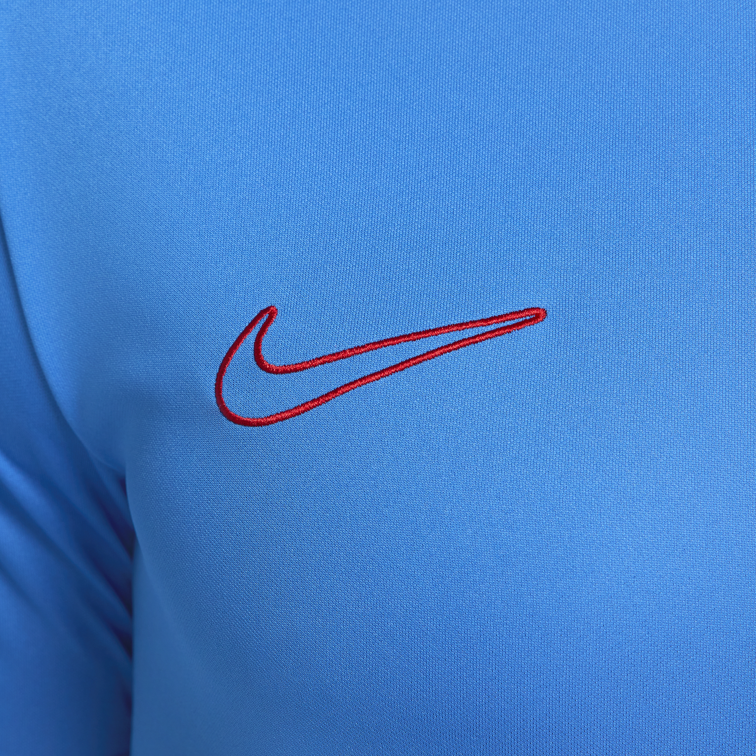 Nike Academy voetbaltop met Dri-FIT en korte mouwen voor heren Blauw