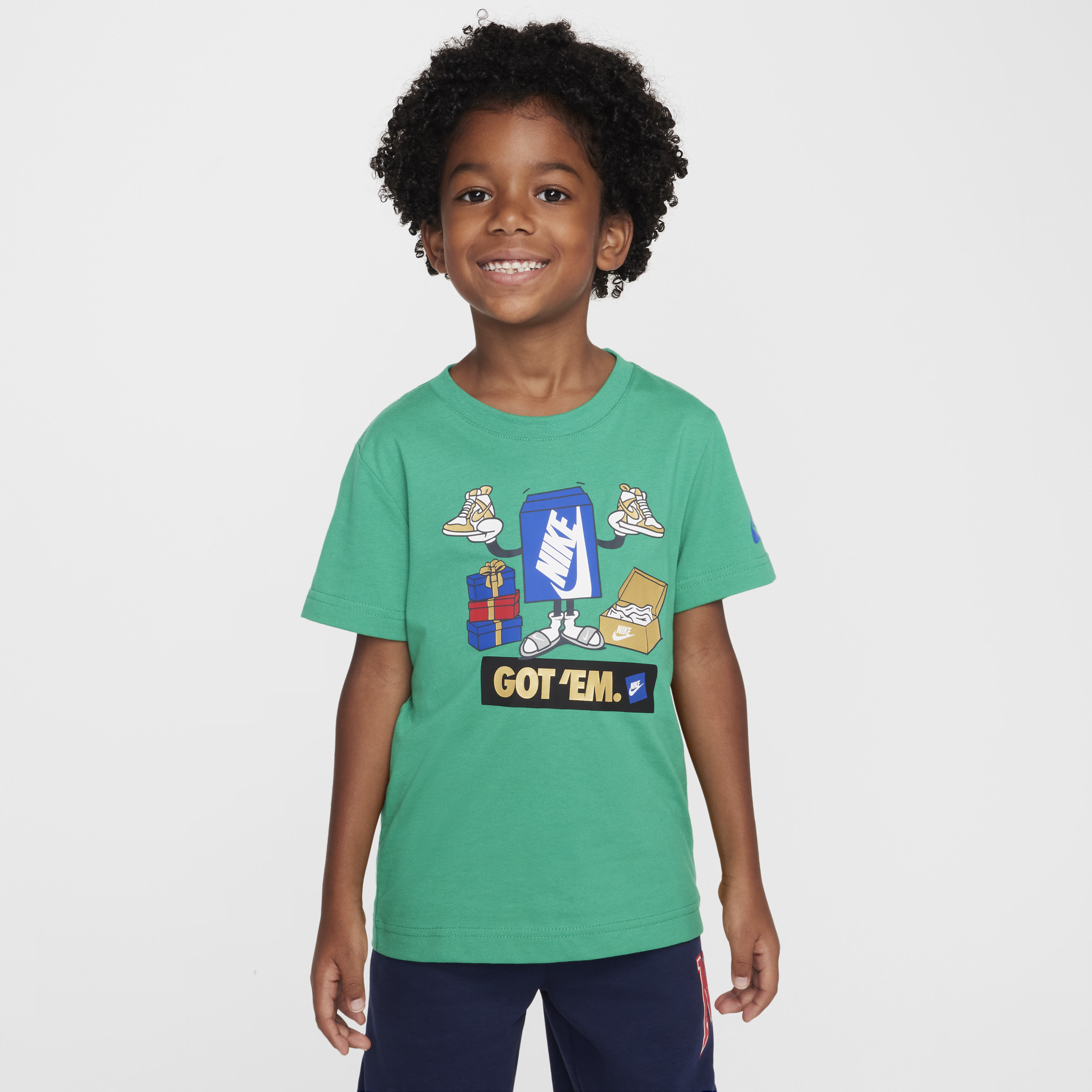 T-shirt Boxy Got 'Em Nike pour enfant - Vert