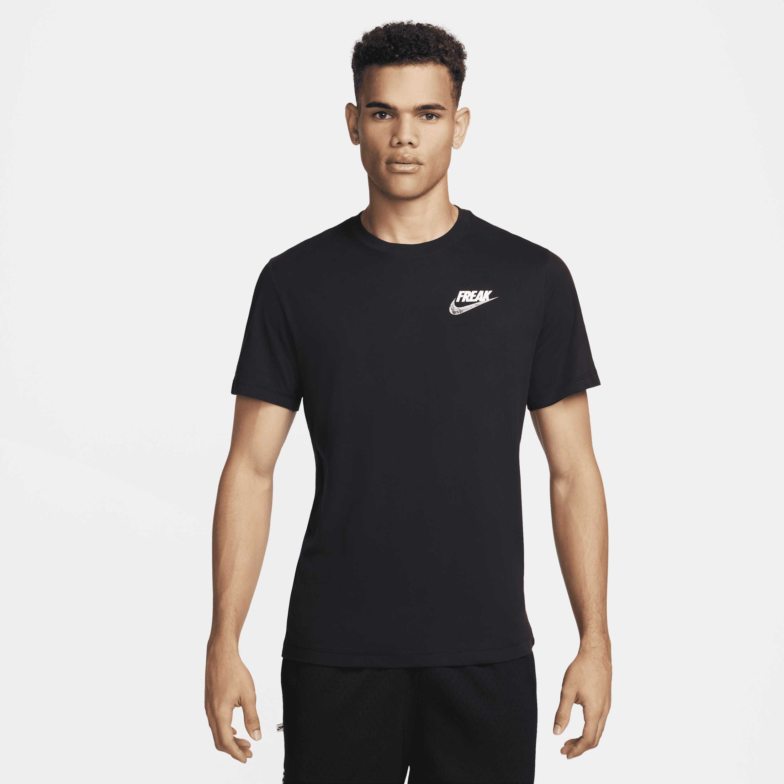 Nike Giannis Dri-FIT basketbalshirt voor heren Zwart
