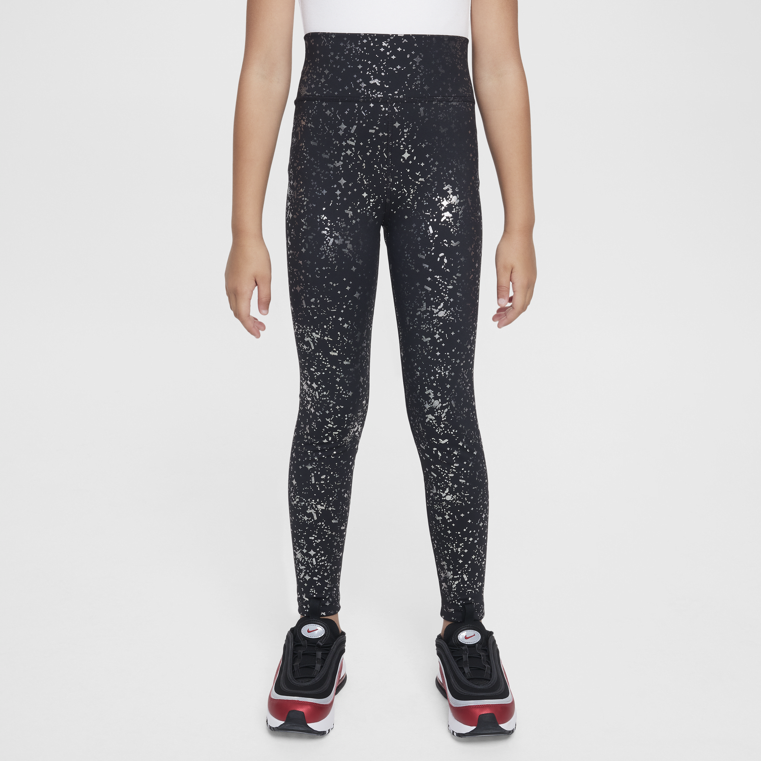 Legging taille haute Dri-FIT Nike One pour ado (fille) - Noir