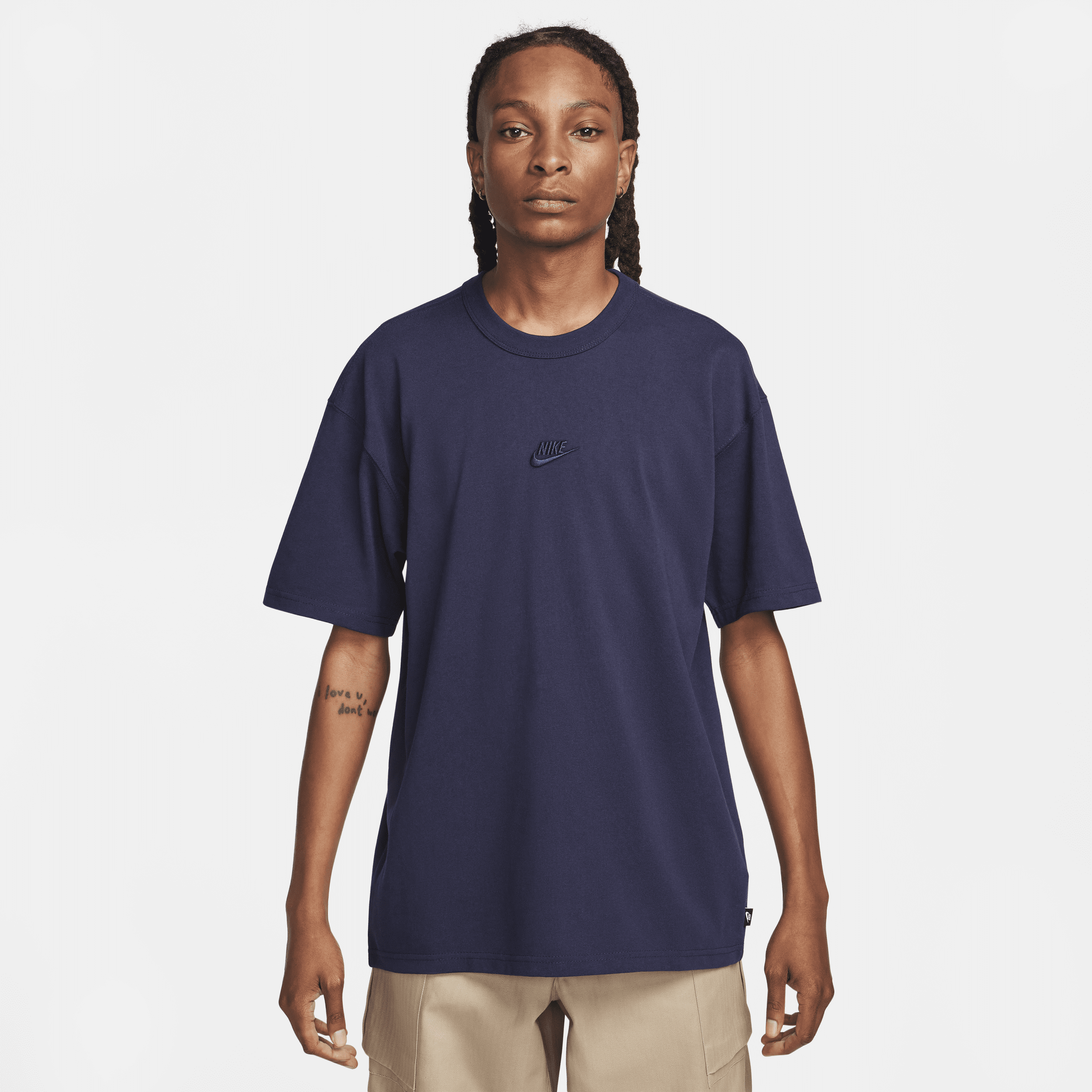 Image of Nike Sportswear Premium Essentials T-shirt voor heren - Blauw