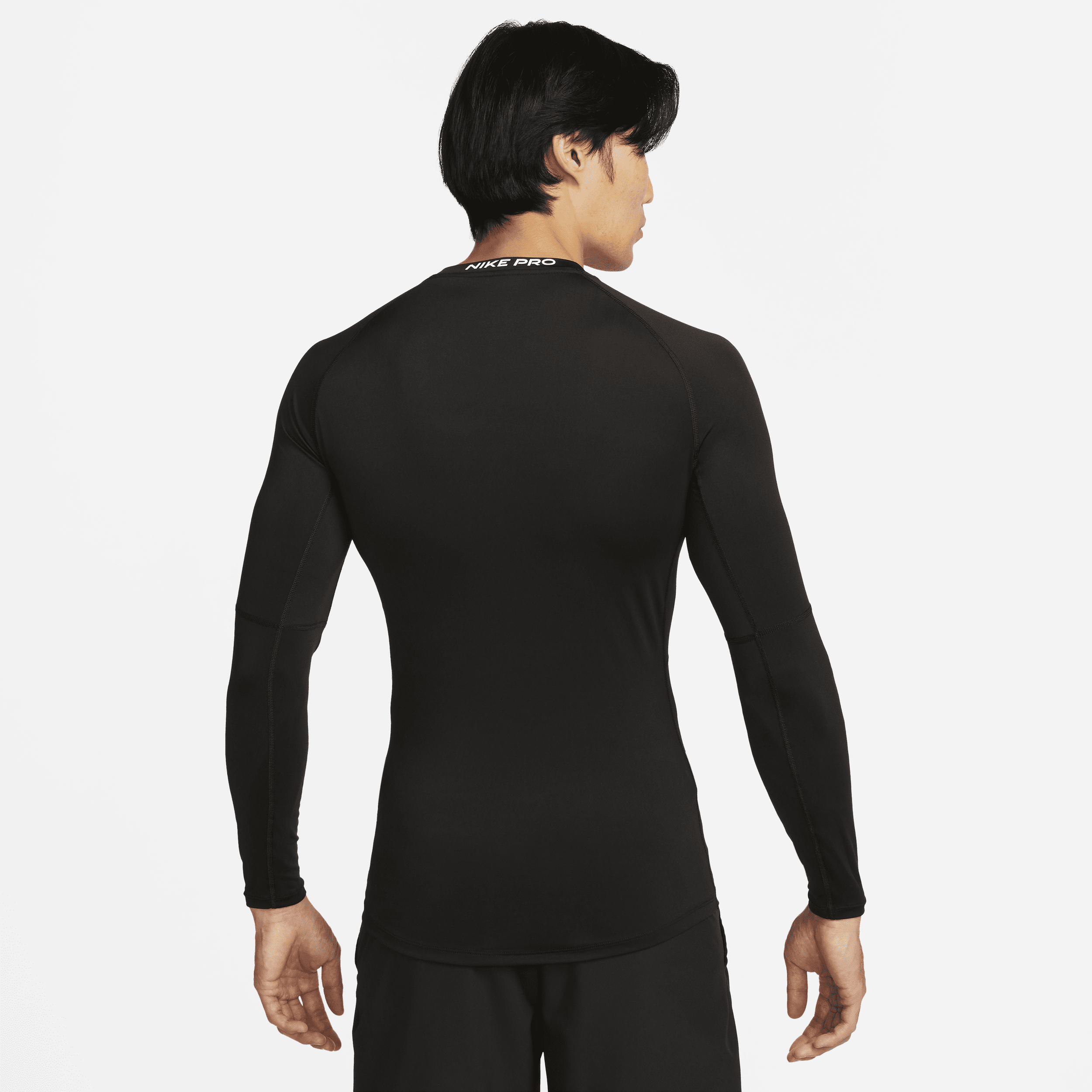 Haut de fitness ajusté à manches longues Dri-FIT Nike Pro pour homme - Noir