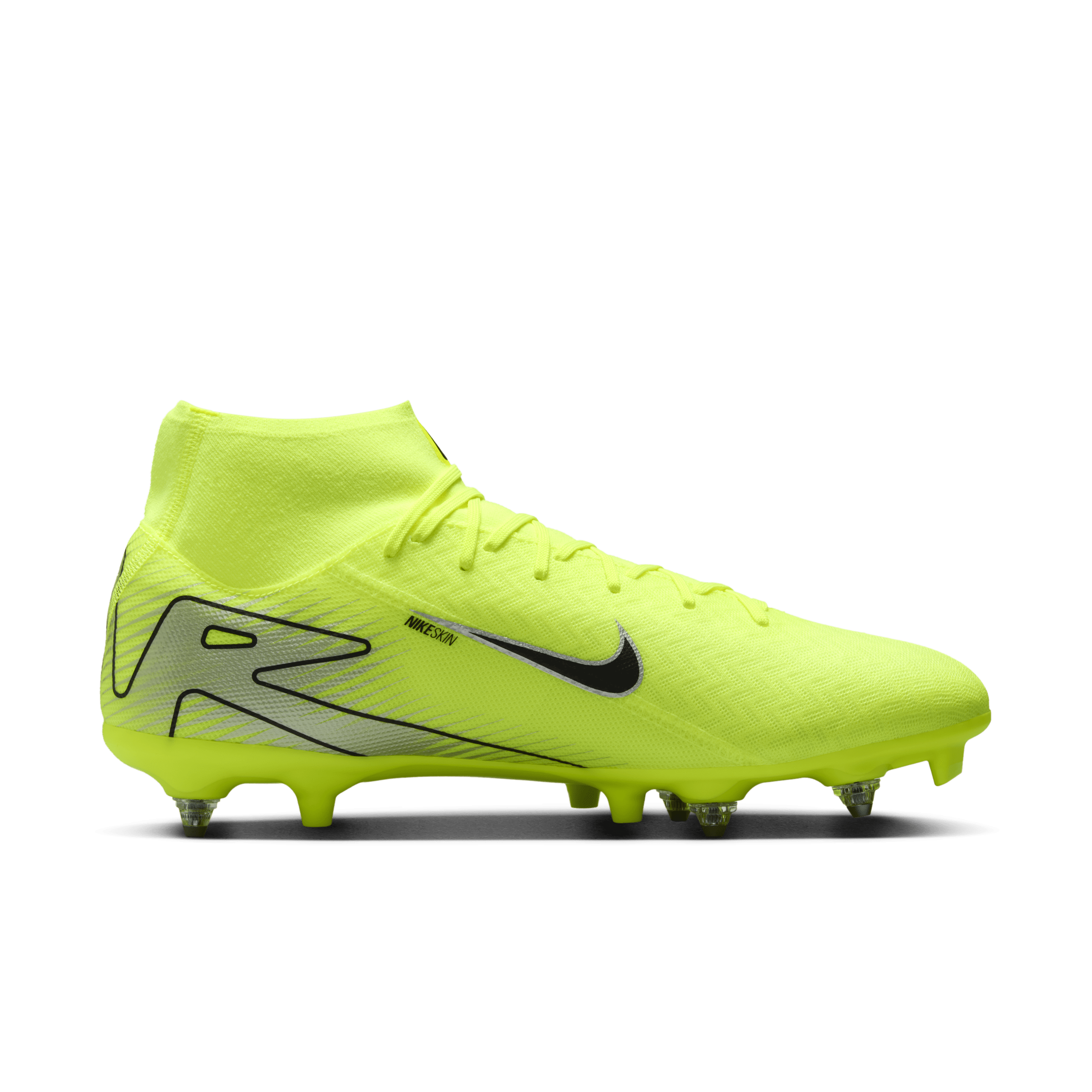 Chaussure de foot montante à crampons SG-Pro Nike Mercurial Superfly 10 Academy - Jaune