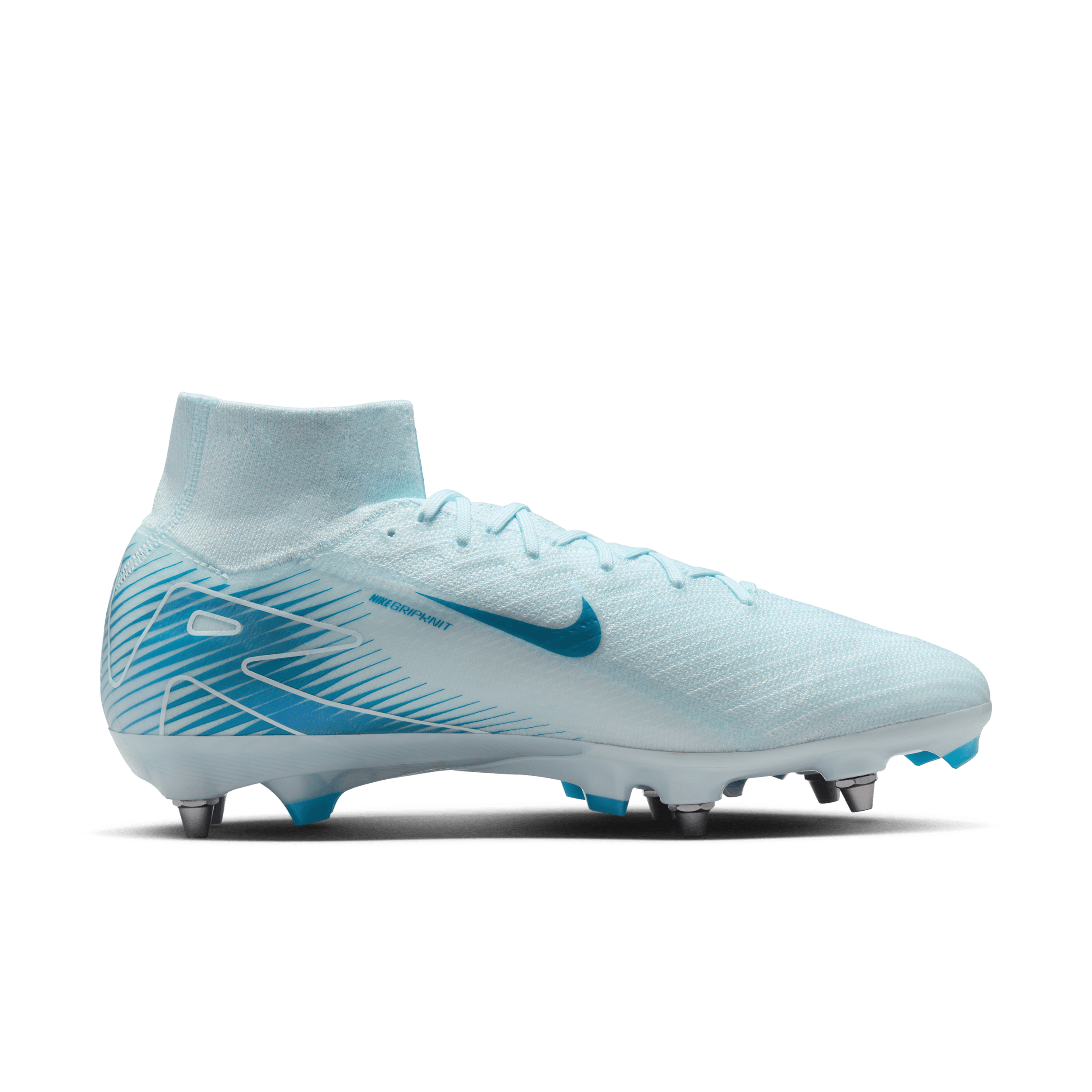 Chaussure de foot montante à crampons SG-Pro Nike Mercurial Superfly 10 Elite - Bleu