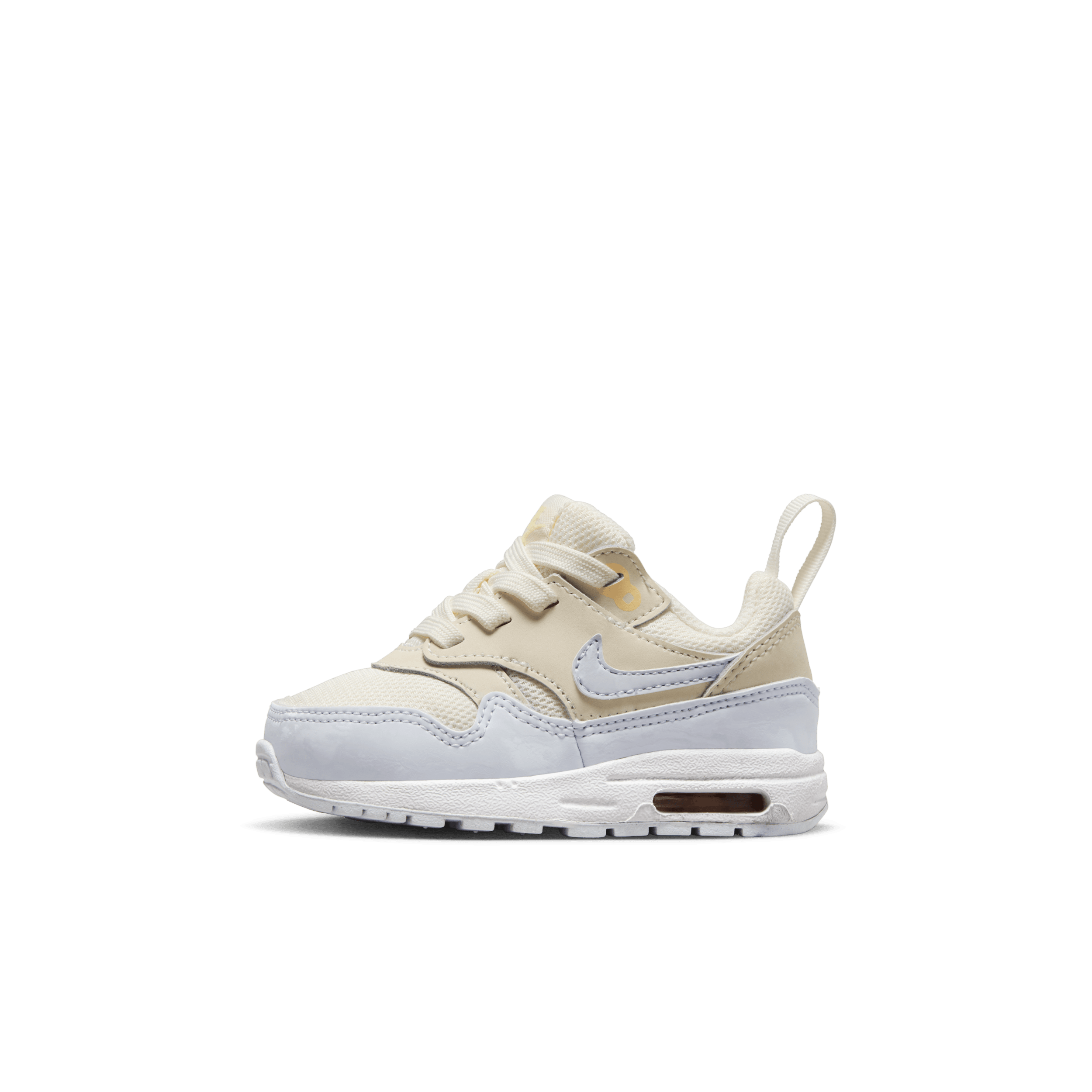 Air Max 1 EasyOn Schuh für Babys und Kleinkinder – Braun