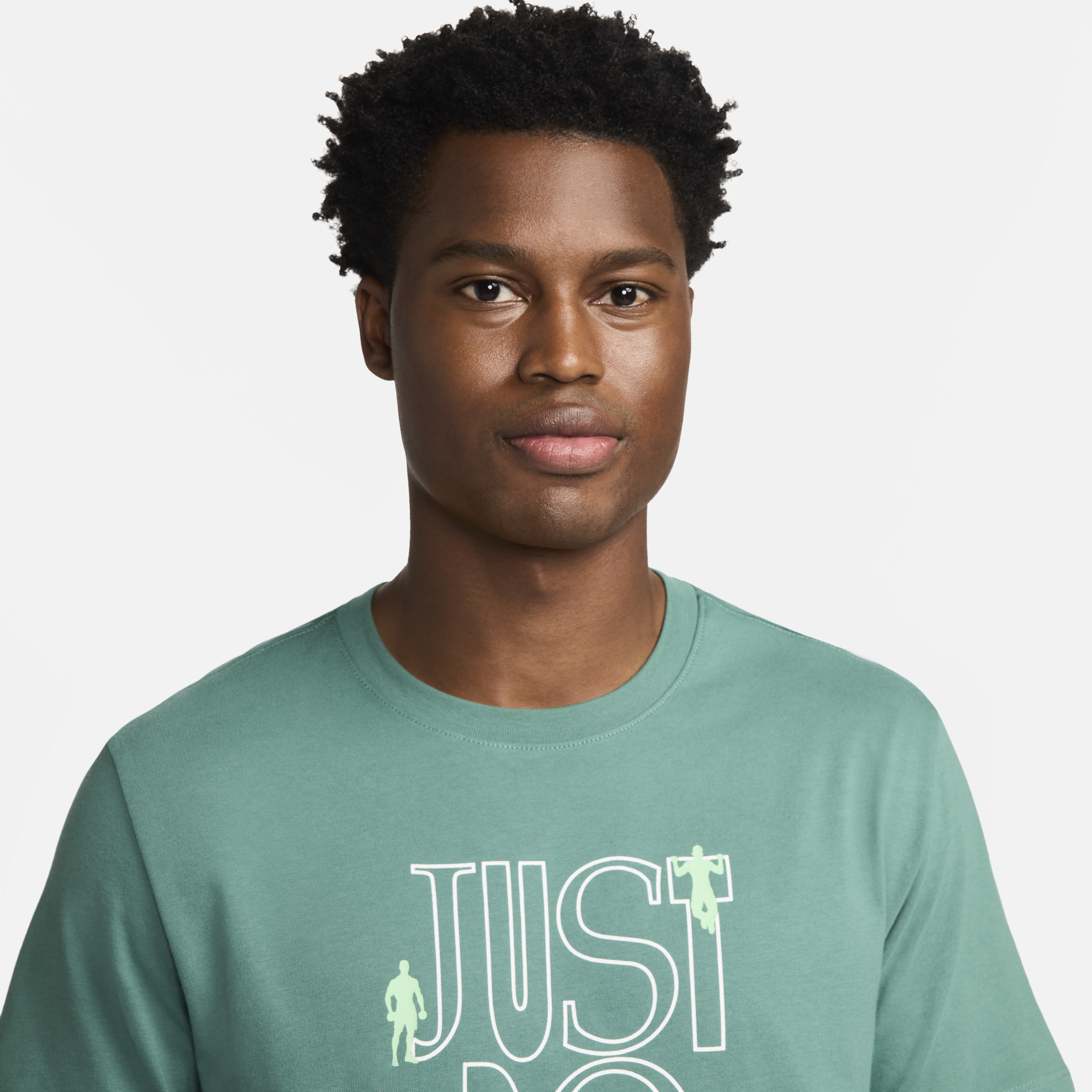 Nike Fitness T-shirt met graphic voor heren Groen