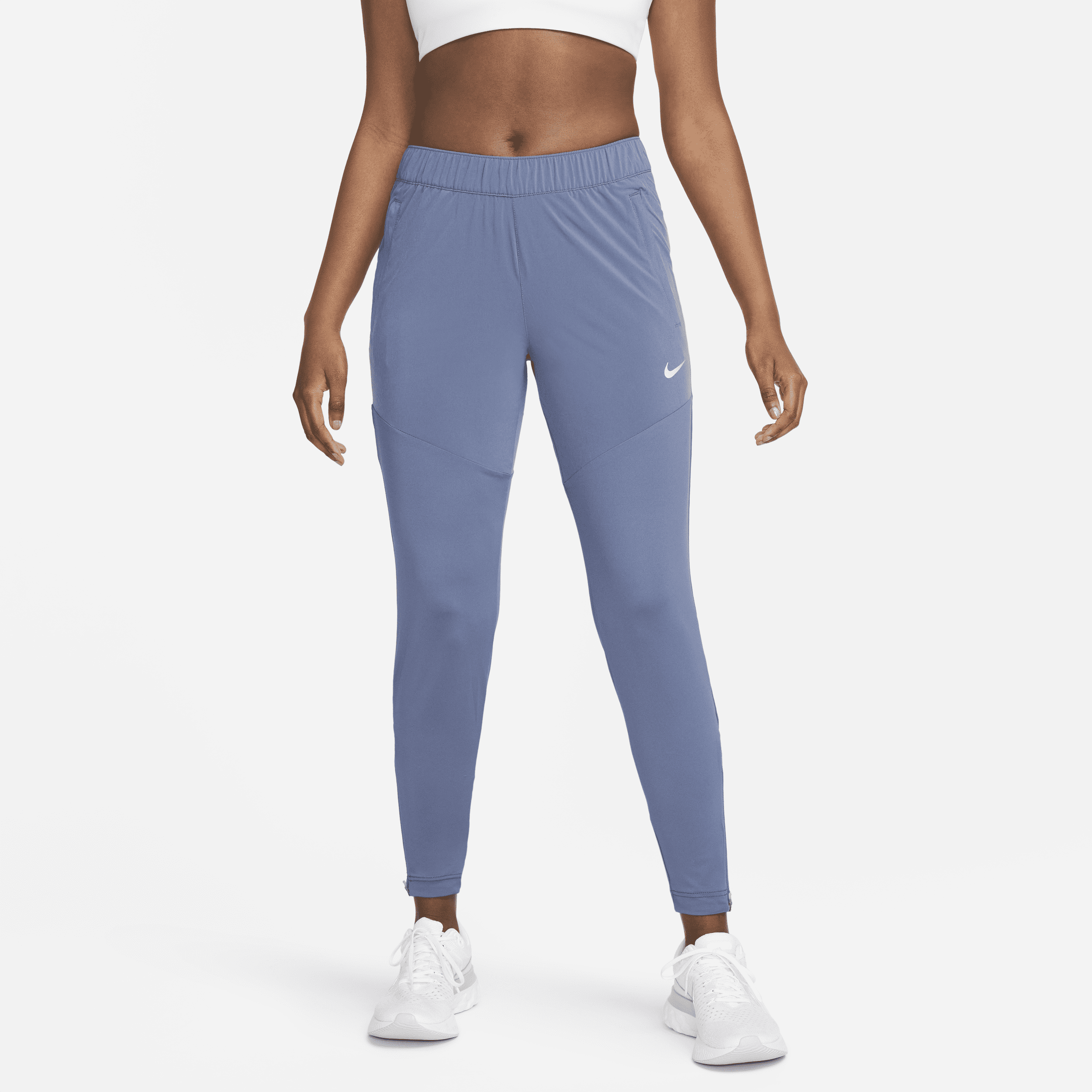 Nike Dri-FIT Essential Hardloopbroek voor dames - Blauw