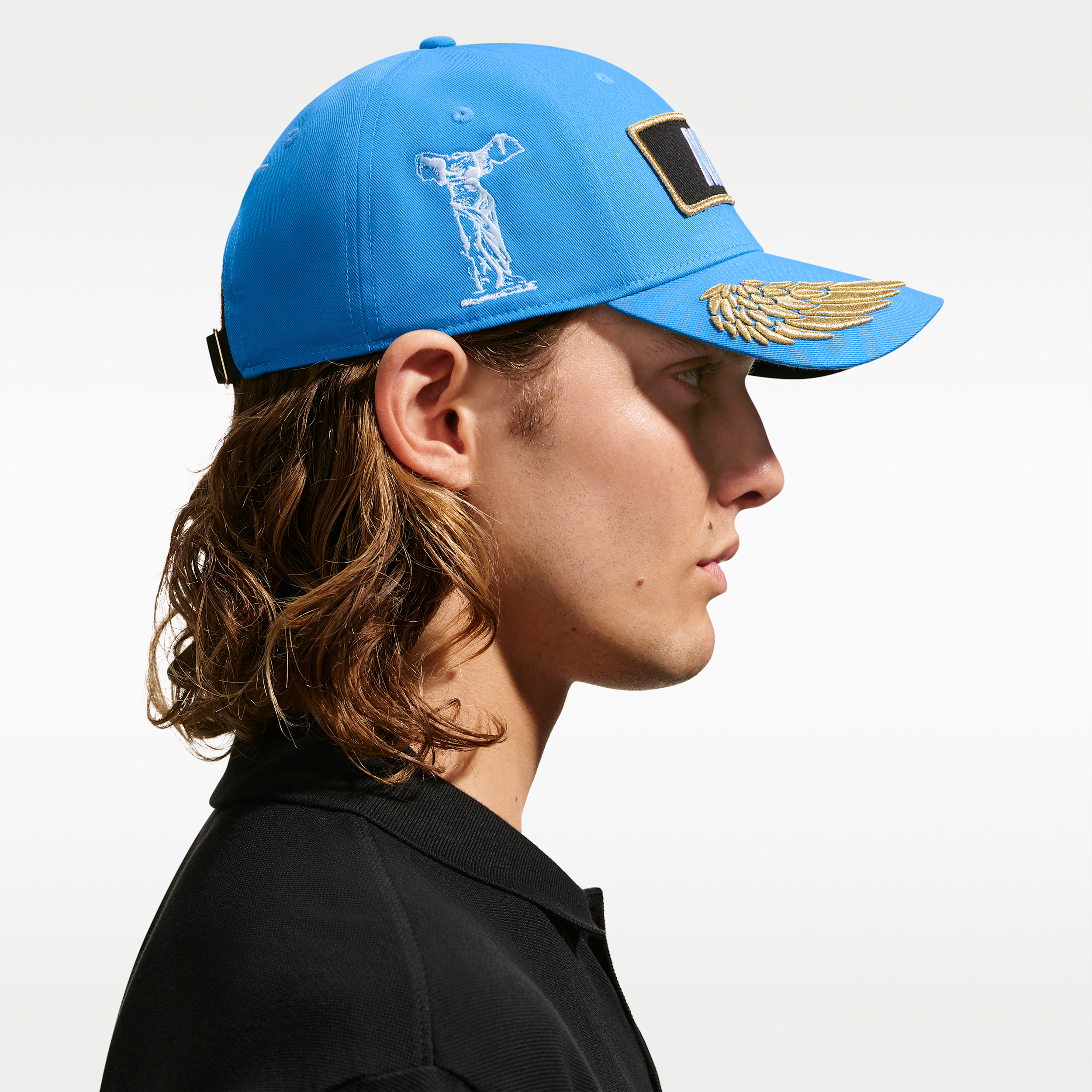 Thumbnail - Nike Club strukturierte Racing Cap - Blau