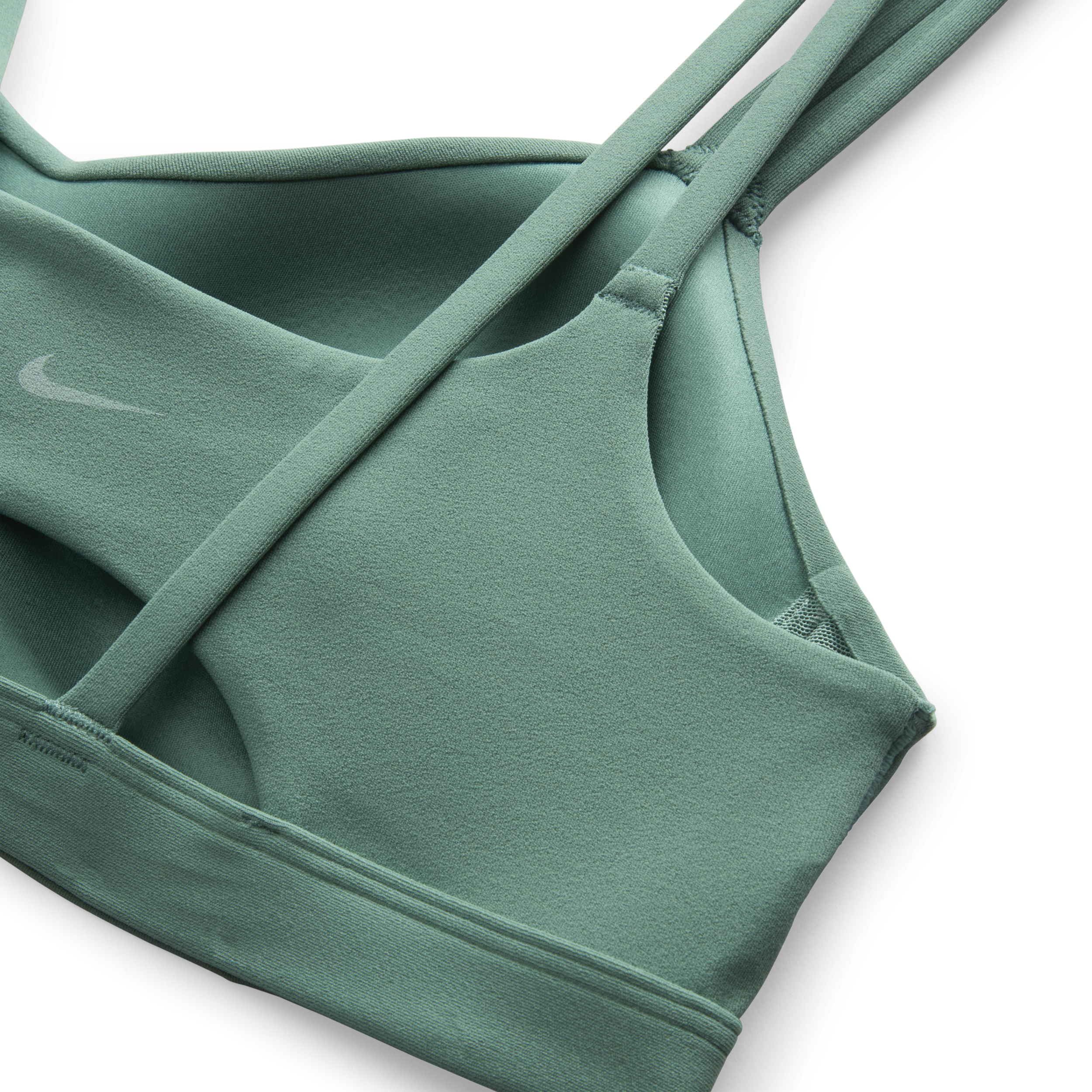 Nike Zenvy Strappy sport-bh met vulling en lichte ondersteuning Groen