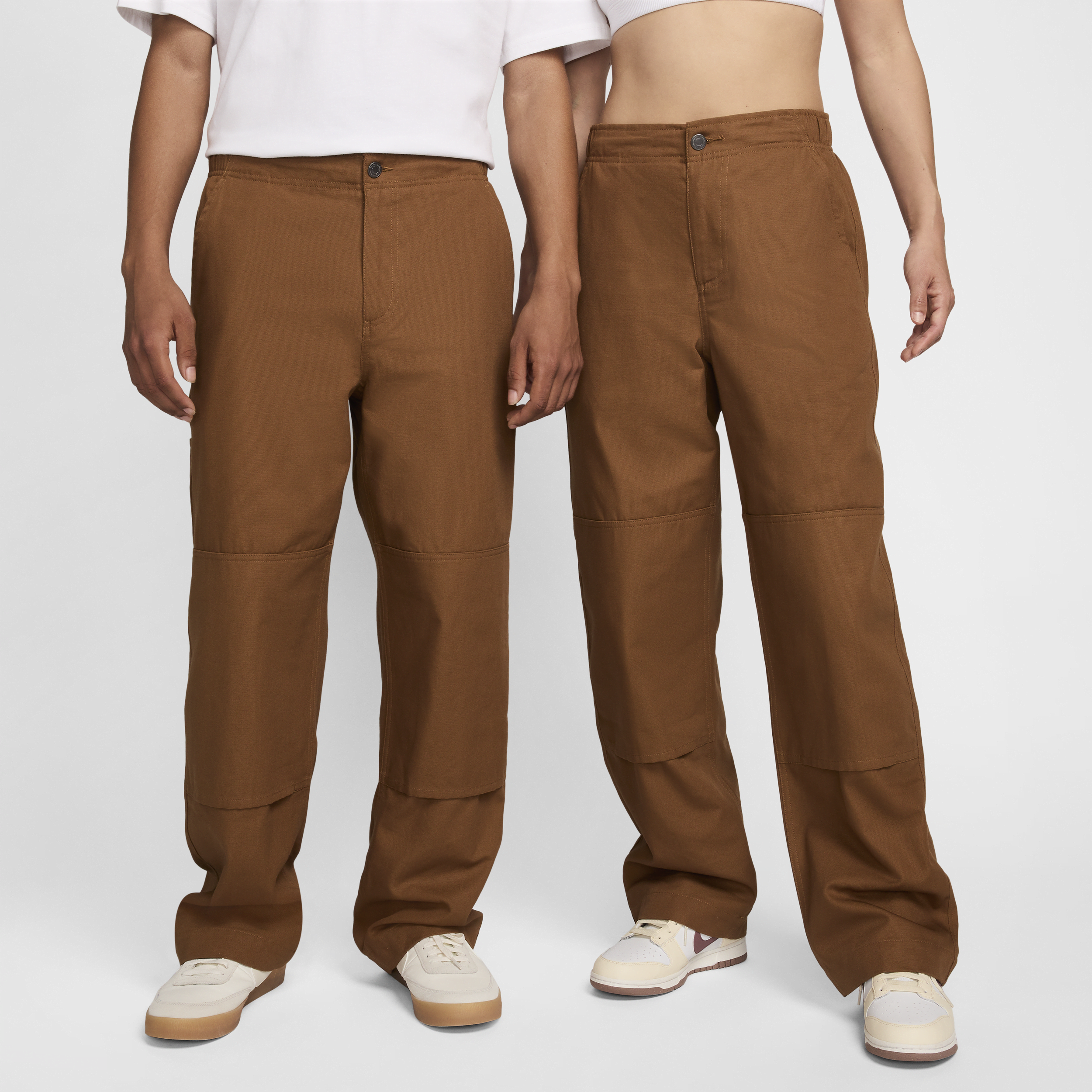 Pantalon de skate en sergé doublé aux genoux Nike SB - Marron