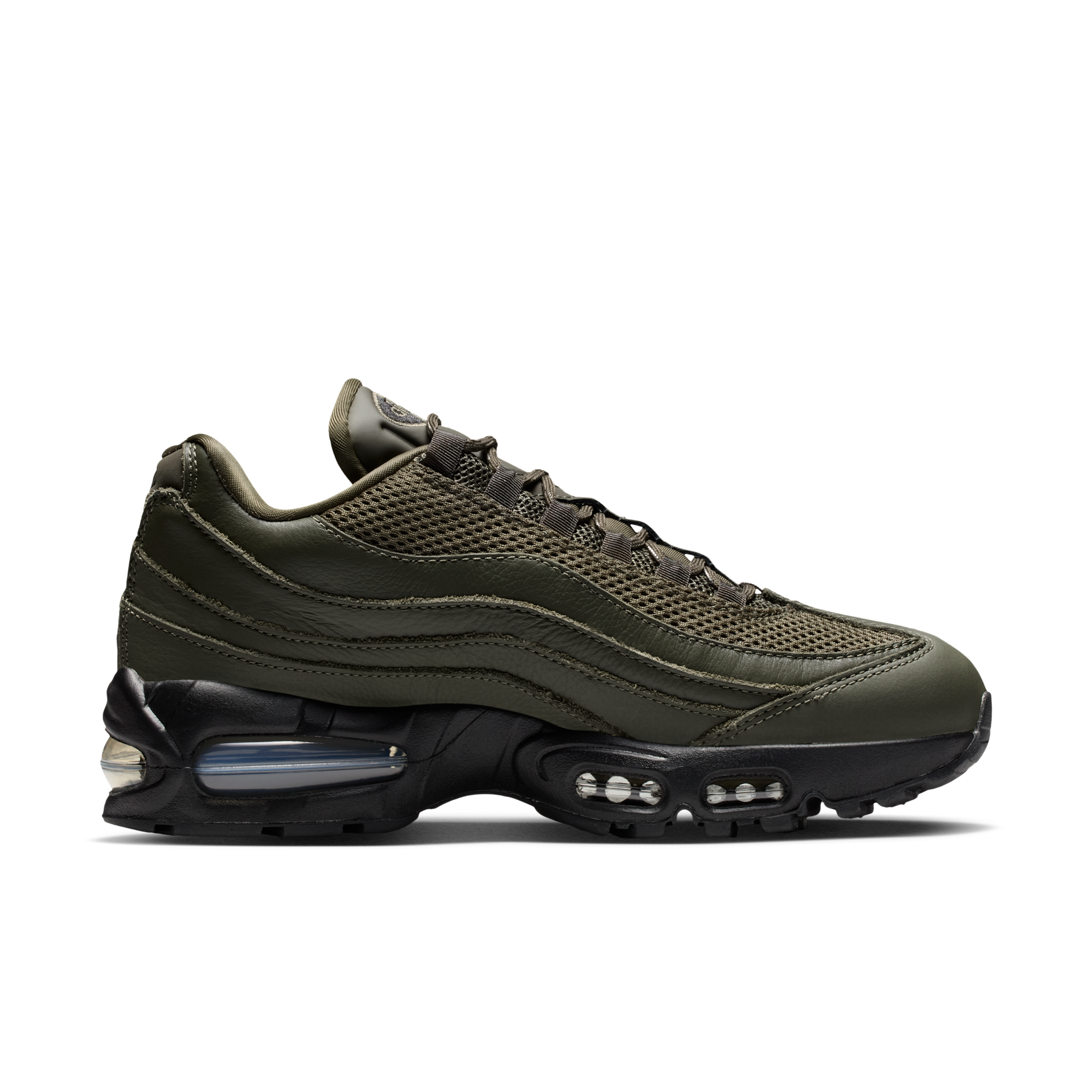 Nike Air Max 95 Big Bubble Cargo Khaki Jewel Swoosh (Women's) - IH1413-300