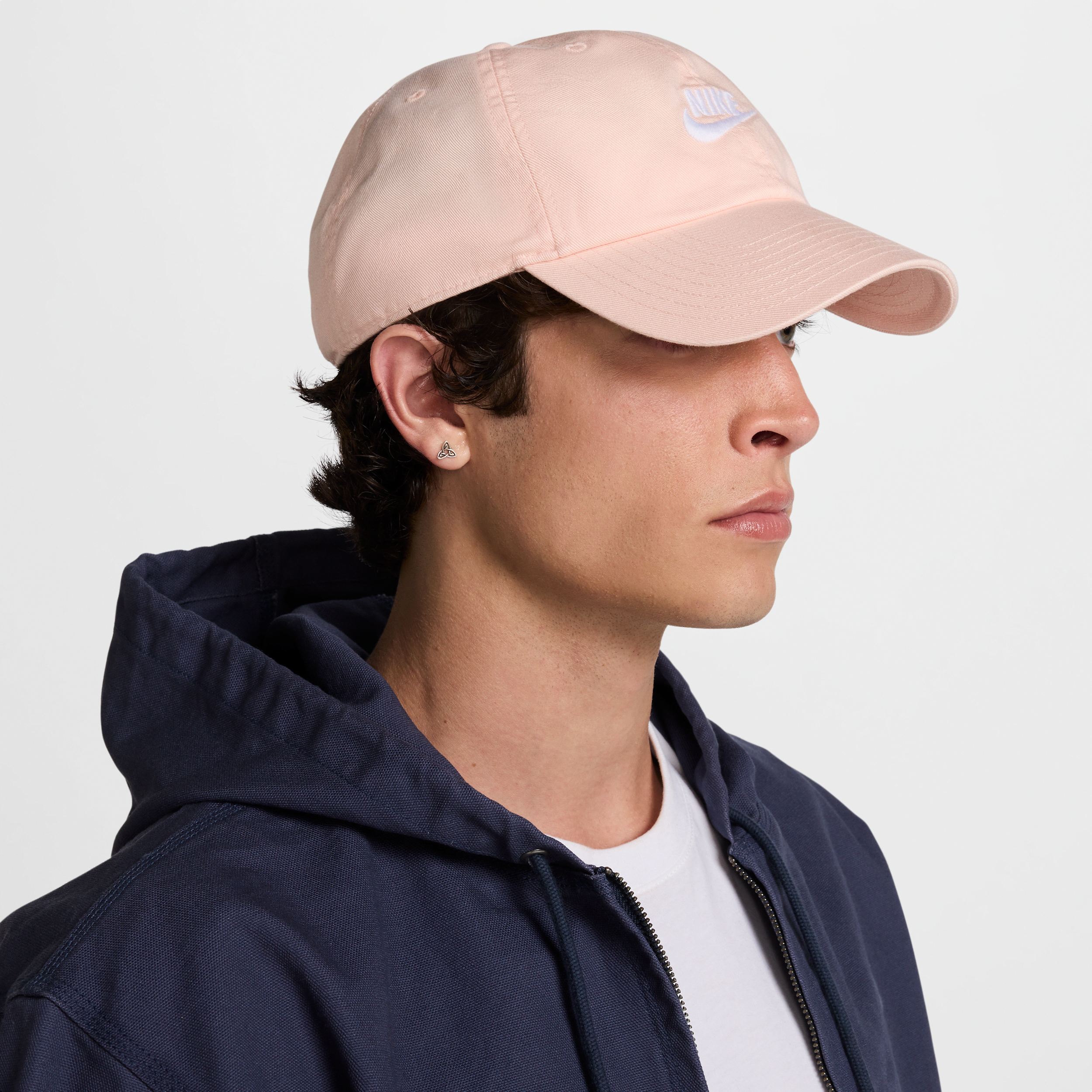 Casquette délavée souple Futura Nike Club pour enfant - Rose