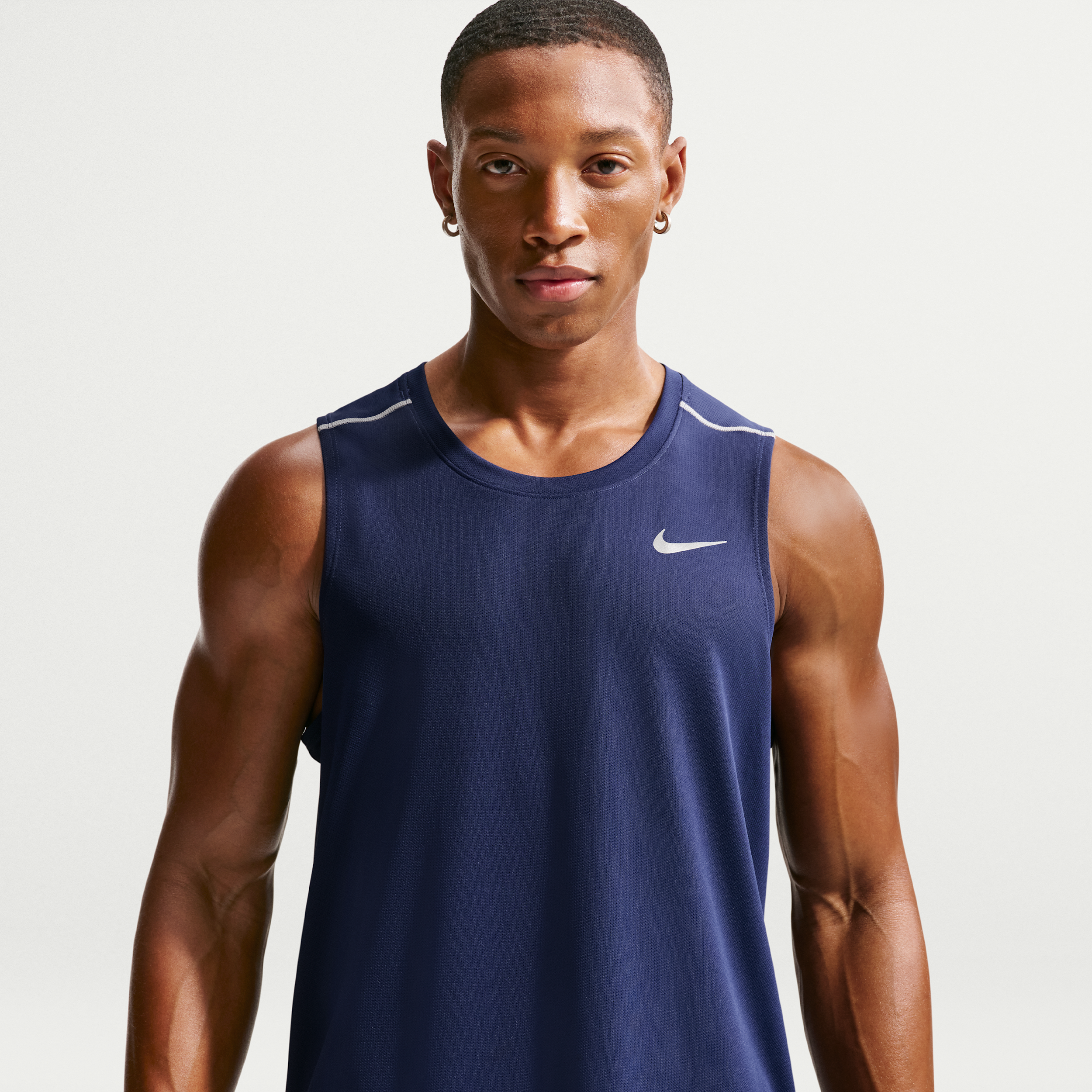 Thumbnail - Nike Miler Dri-FIT Lauf-Tanktop (Herren) - Blau