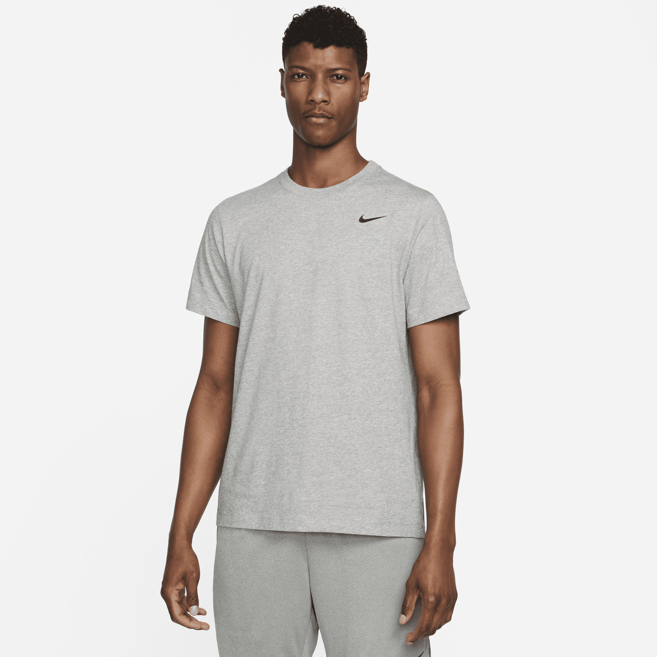 T-shirt fitness Nike Dri-FIT – Uomo - Grigio