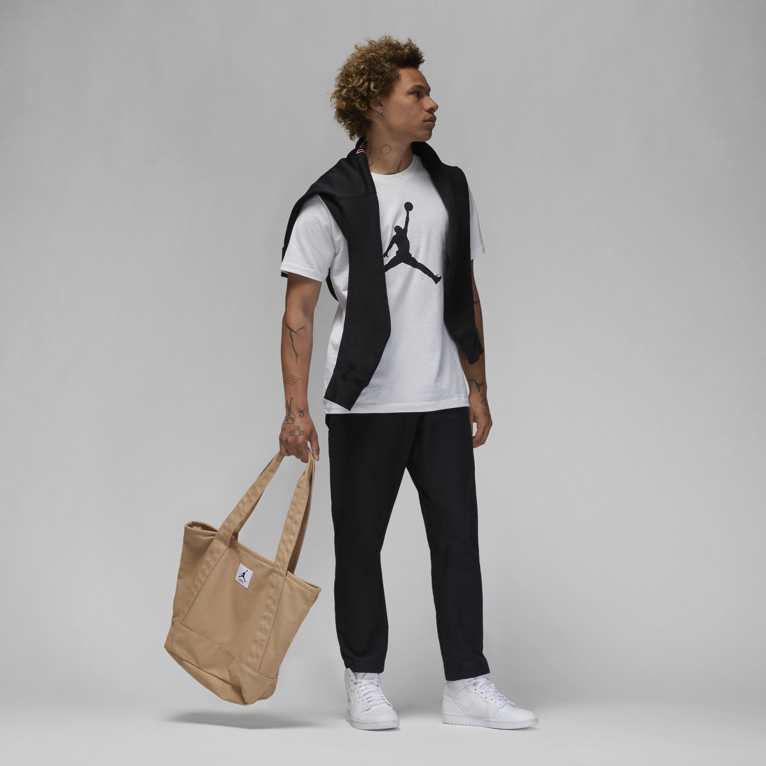 T-shirt Jordan Jumpman pour homme - Blanc