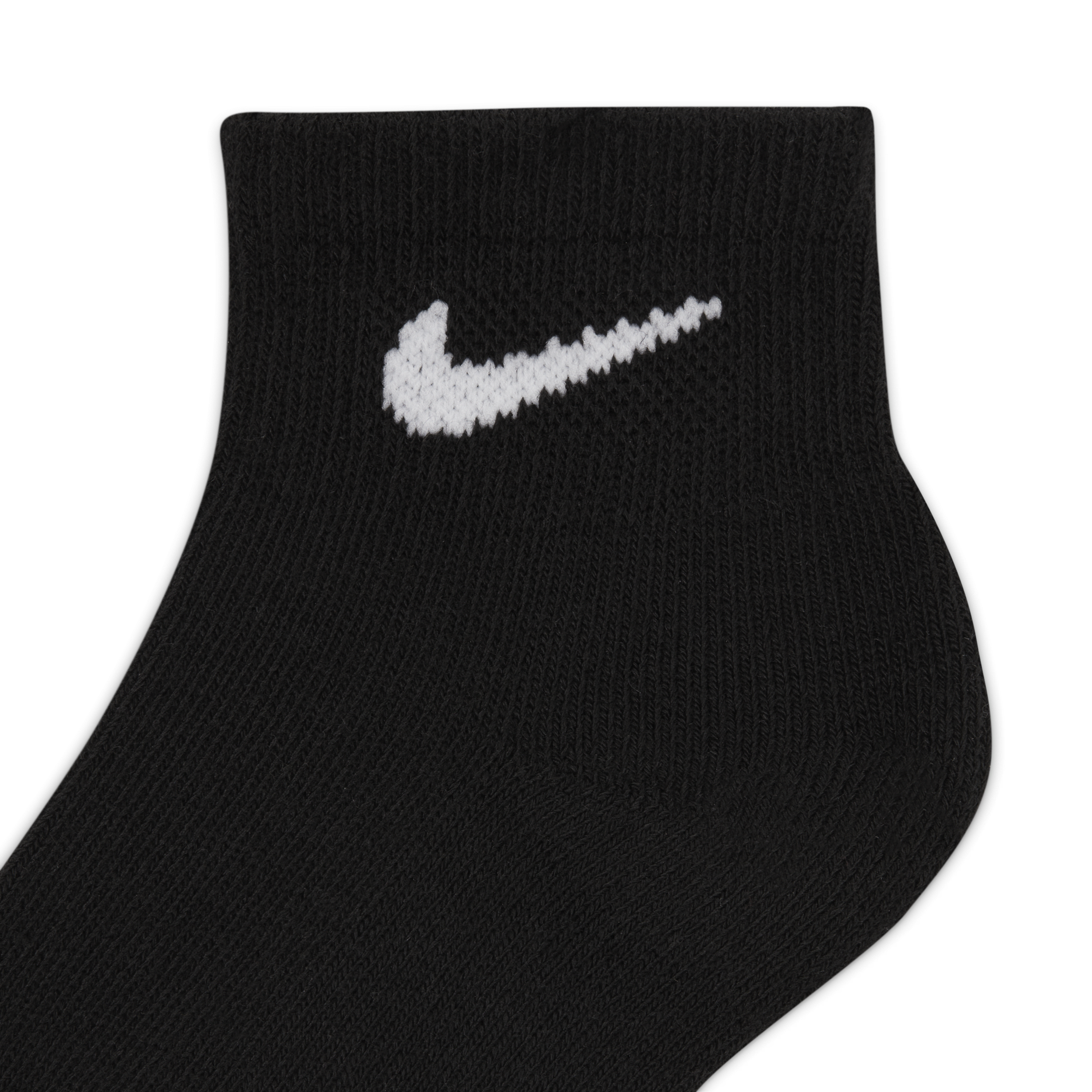 Nike Basics enkelsokken voor kleuters (3 paar) Zwart