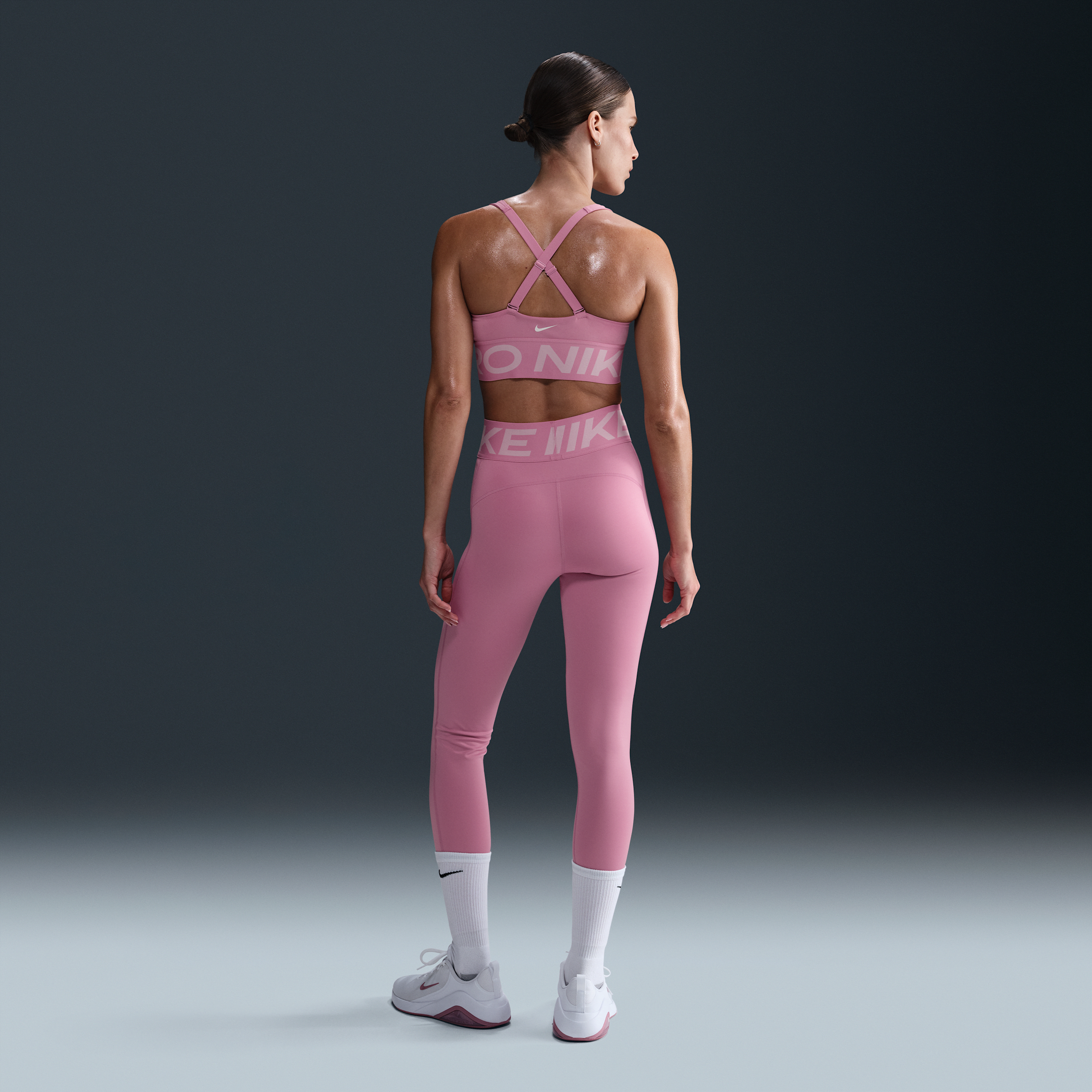 Legging long taille haute Nike Pro Sculpt pour femme - Rose
