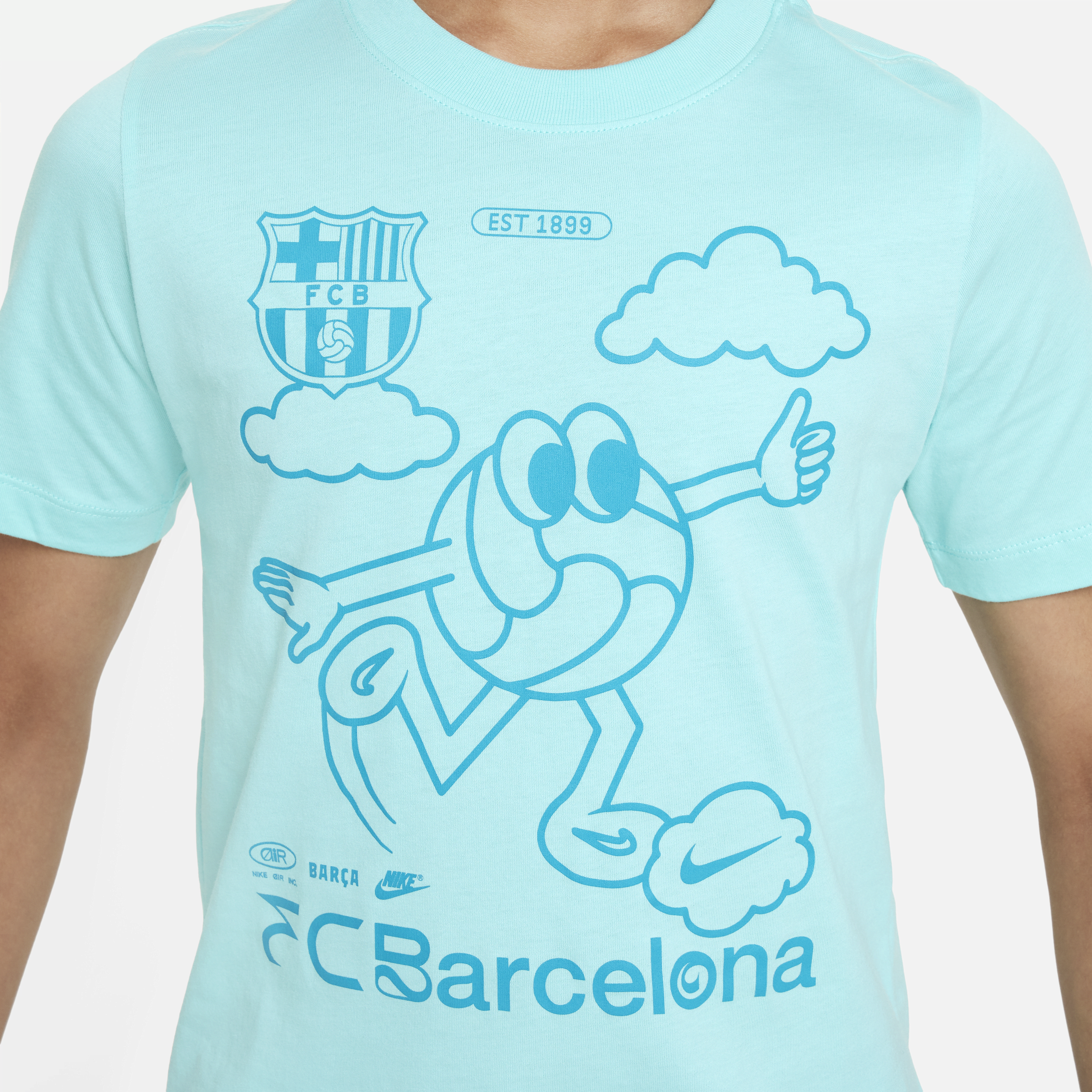 Nike FC Barcelona Air voetbalshirt voor kids Blauw