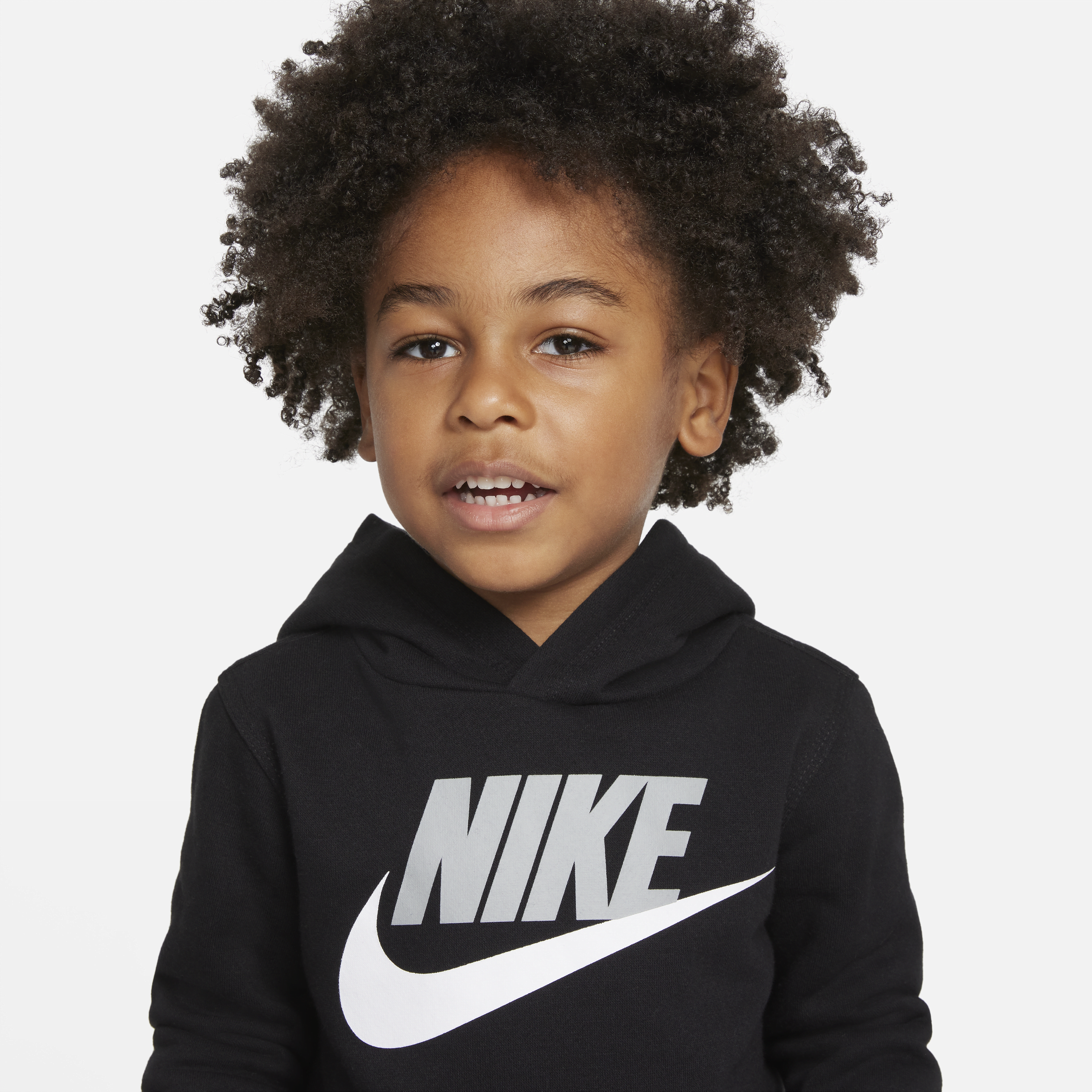 Nike Peuterset met hoodie en joggingbroek Zwart