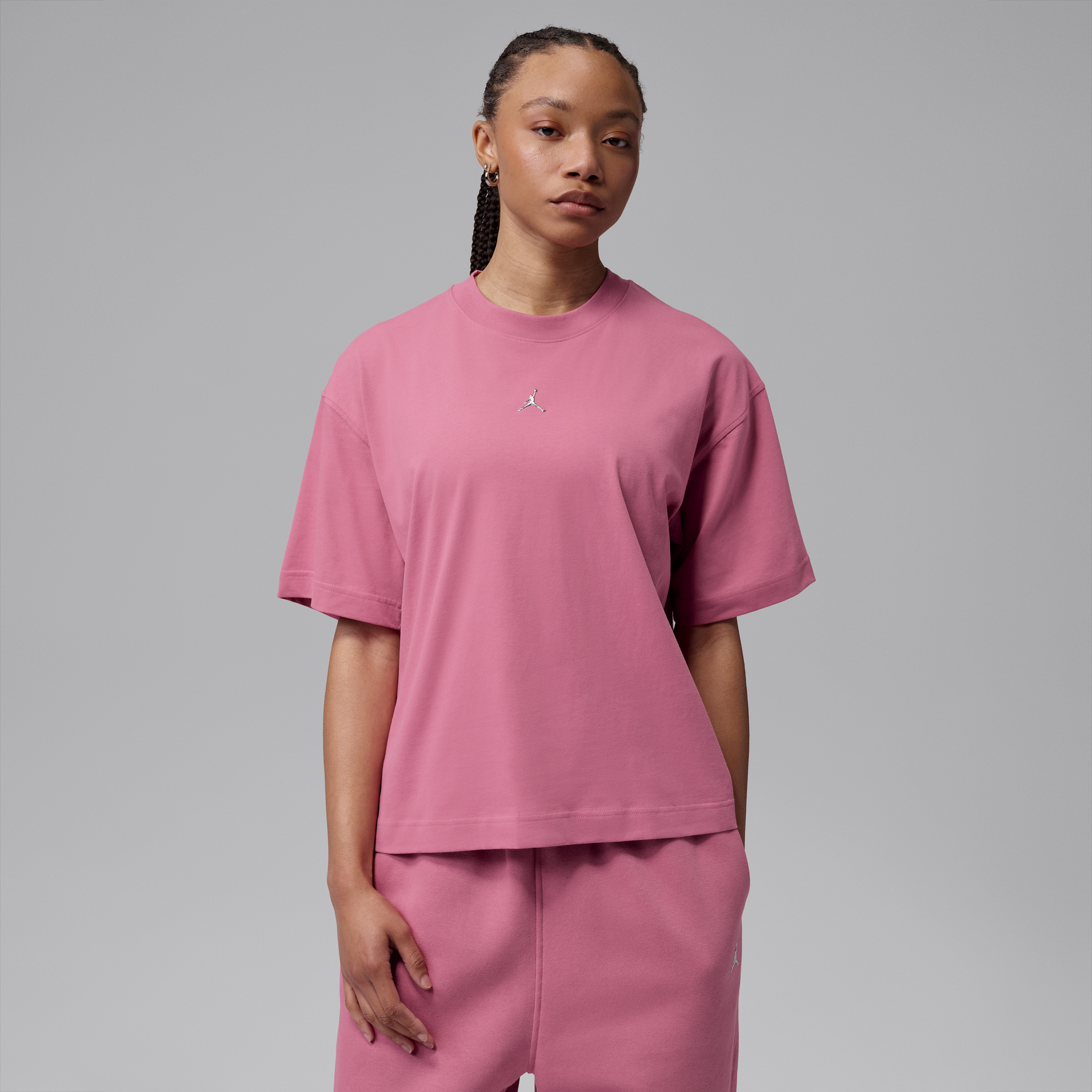 Jordan Essentials-kæreste-T-shirt til kvinder - Pink