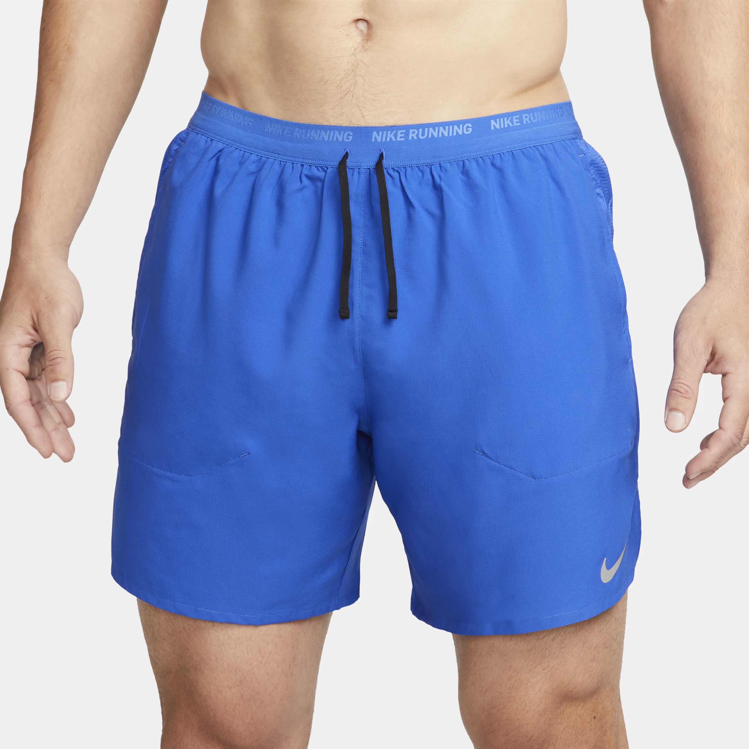 Short de running avec sous-short intégré 18 cm Dri-FIT Nike Stride pour homme - Bleu