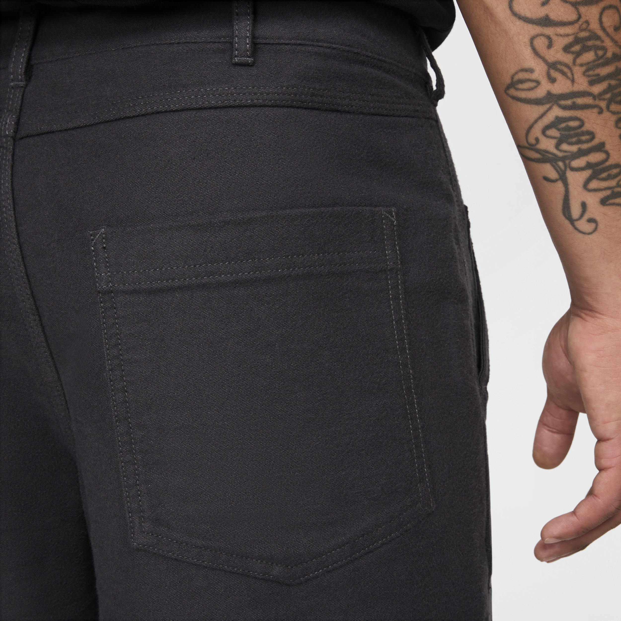 Pantalon chamois doublé aux genoux Nike Life pour homme - Gris