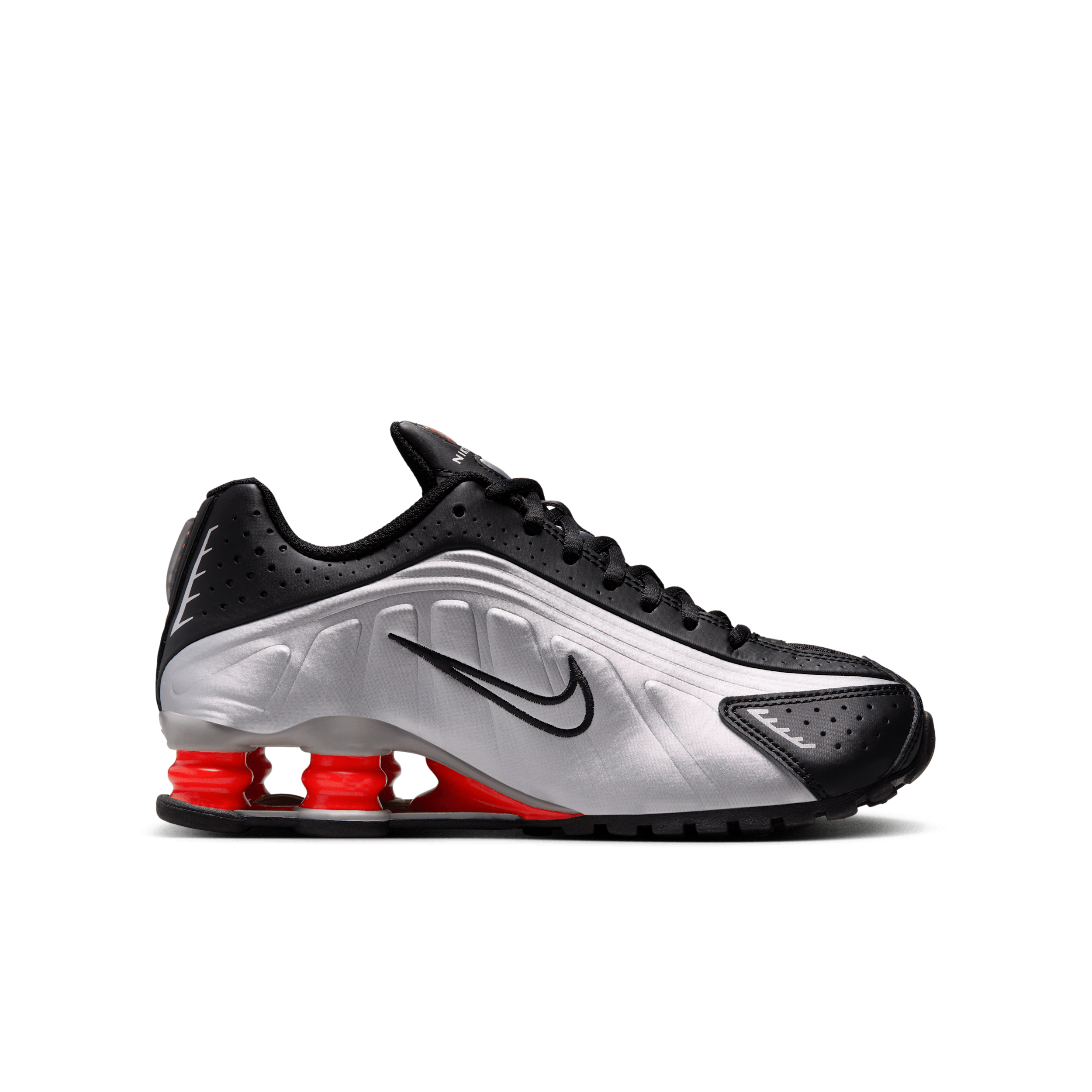 Thumbnail - Nike Shox R4 Schuh (ältere Kinder) - Grau