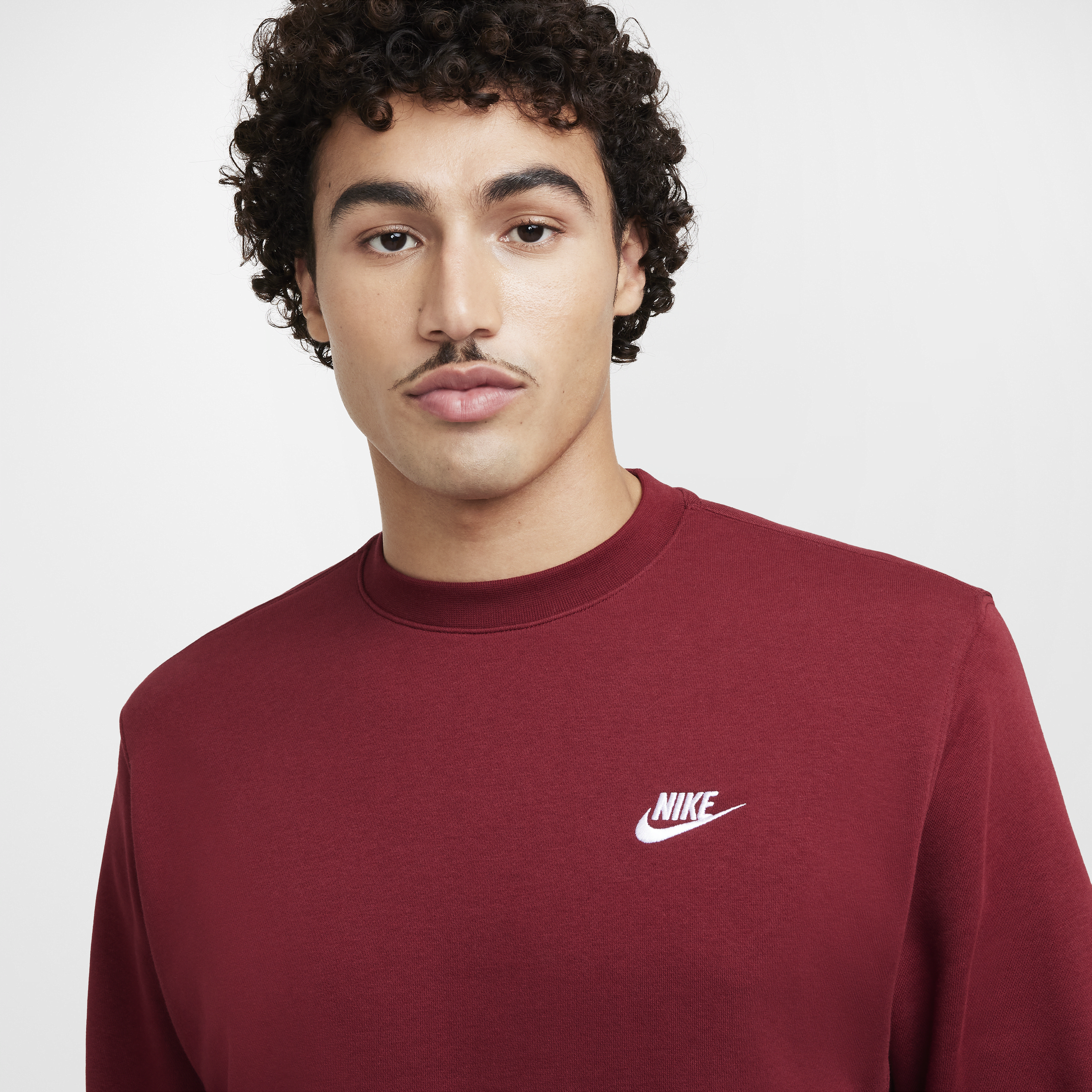 Haut Nike Sportswear Club Fleece pour Homme - Rouge