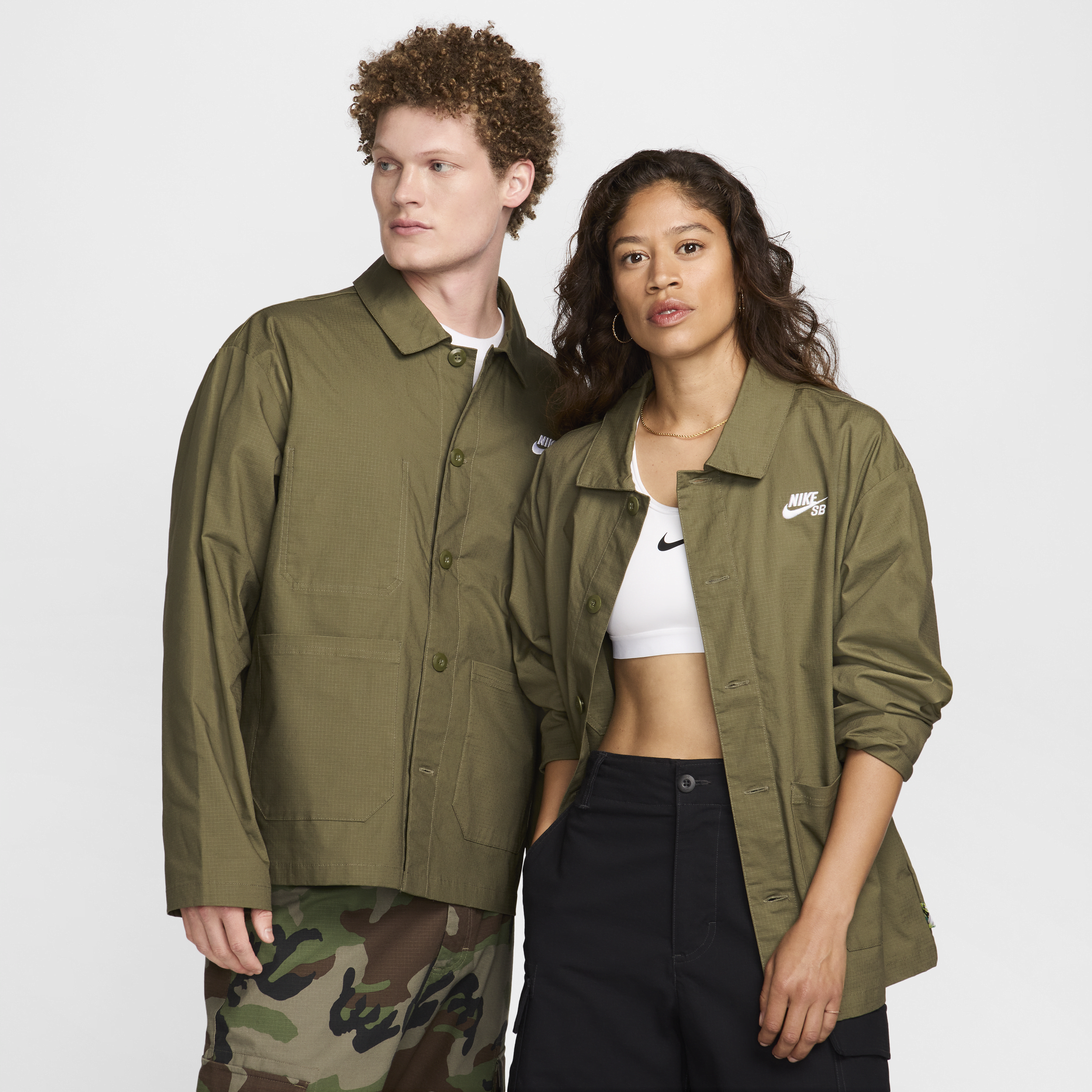 Veste workwear de skate Nike SB - Vert