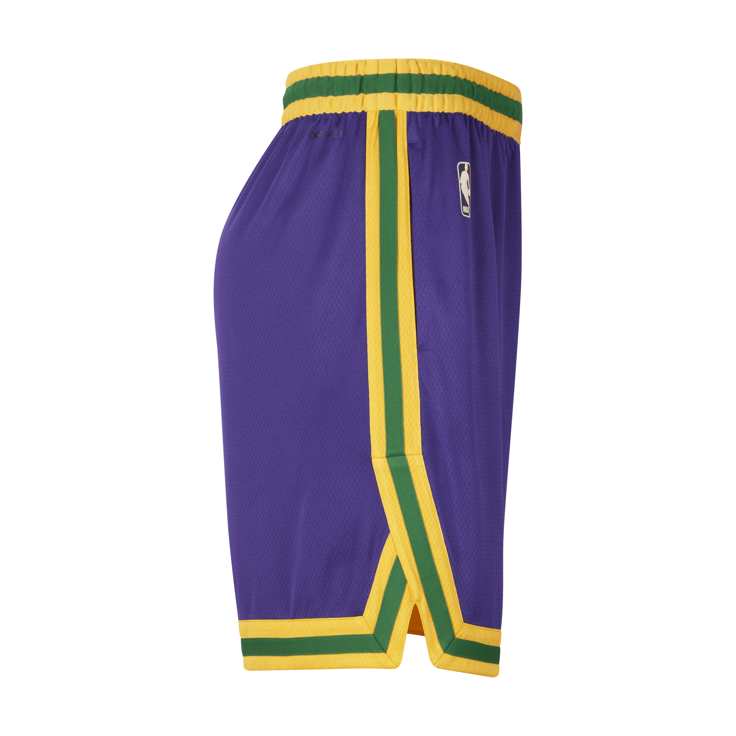 Nike Utah Jazz Hardwood Classics 2023 24 Swingman Dri-FIT NBA-herenshorts Paars