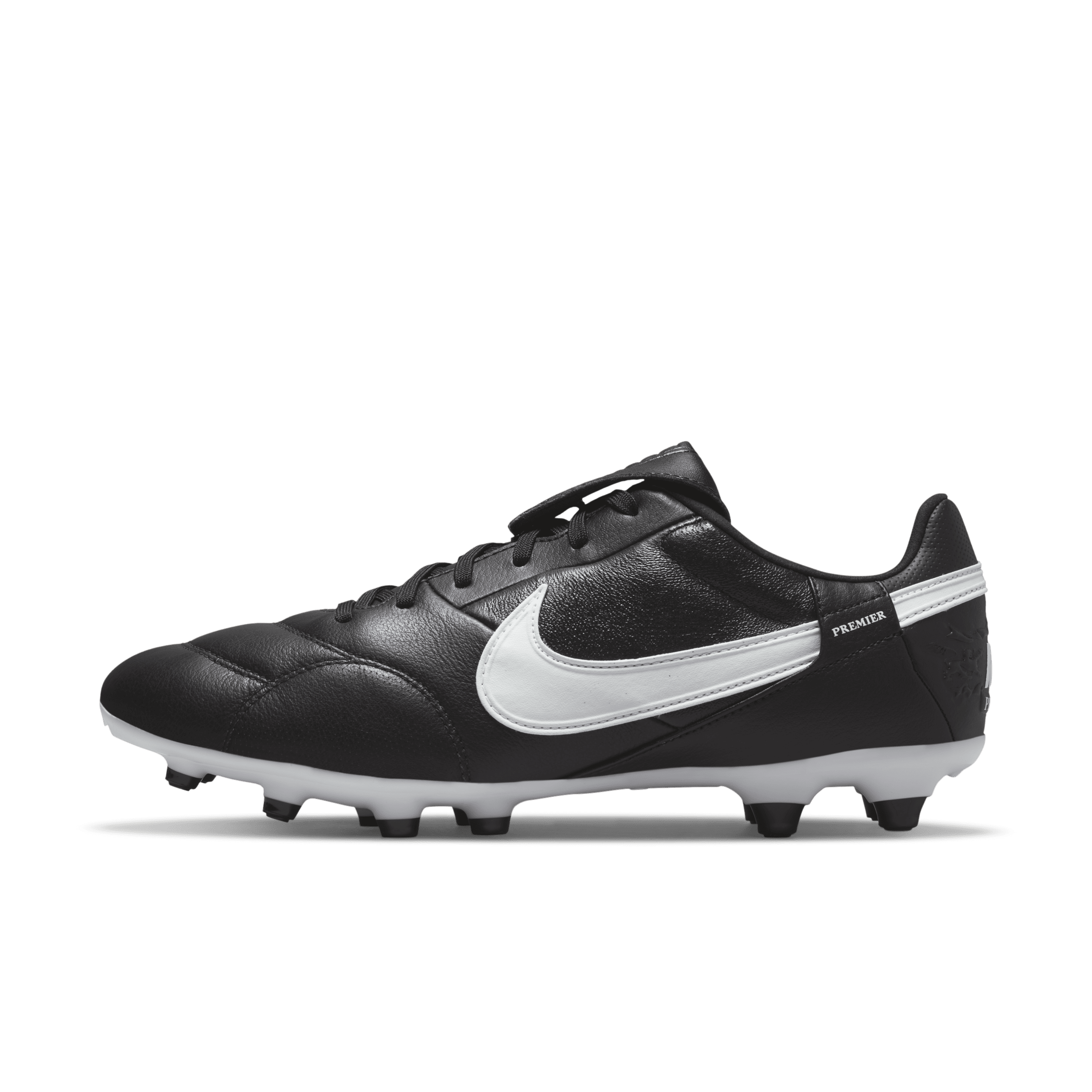 The Nike Premier 3 FG Voetbalschoenen (stevige ondergrond) – Zwart