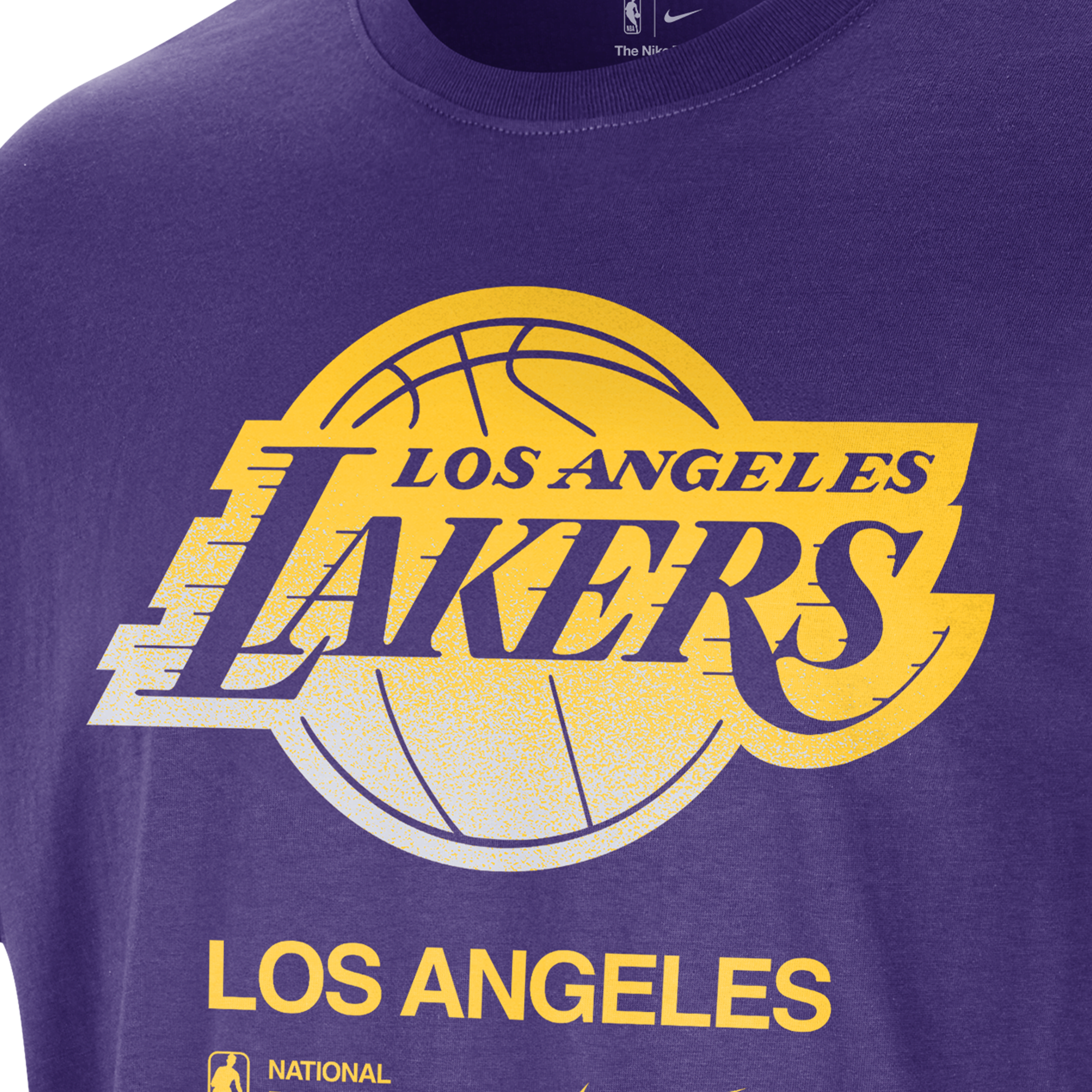 „Nike NBA Herren T-Shirt in Lila – Los Angeles Lakers Courtside Edition | Offizi