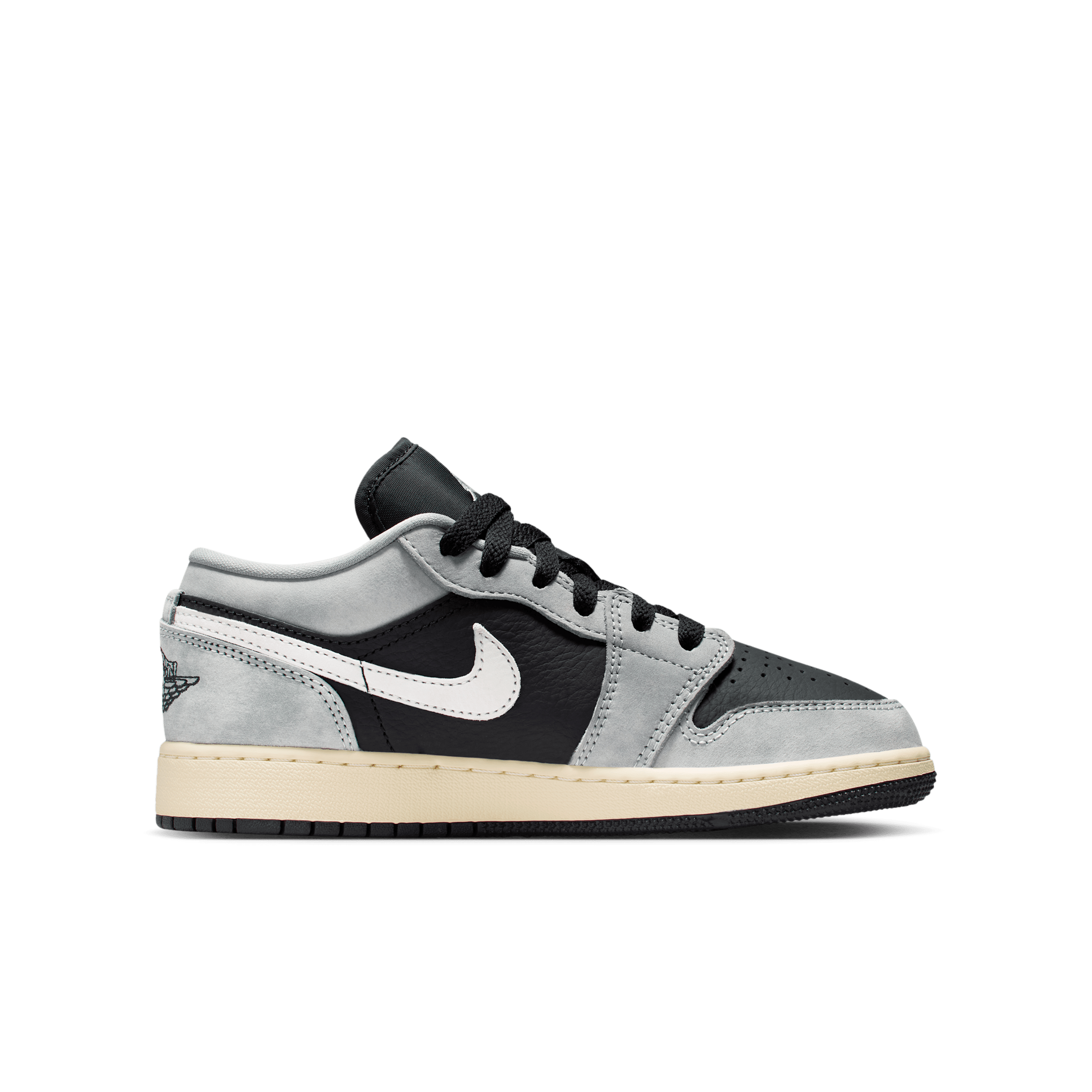 Thumbnail - Air Jordan 1 Low SE Schuh (ältere Kinder) - Grau