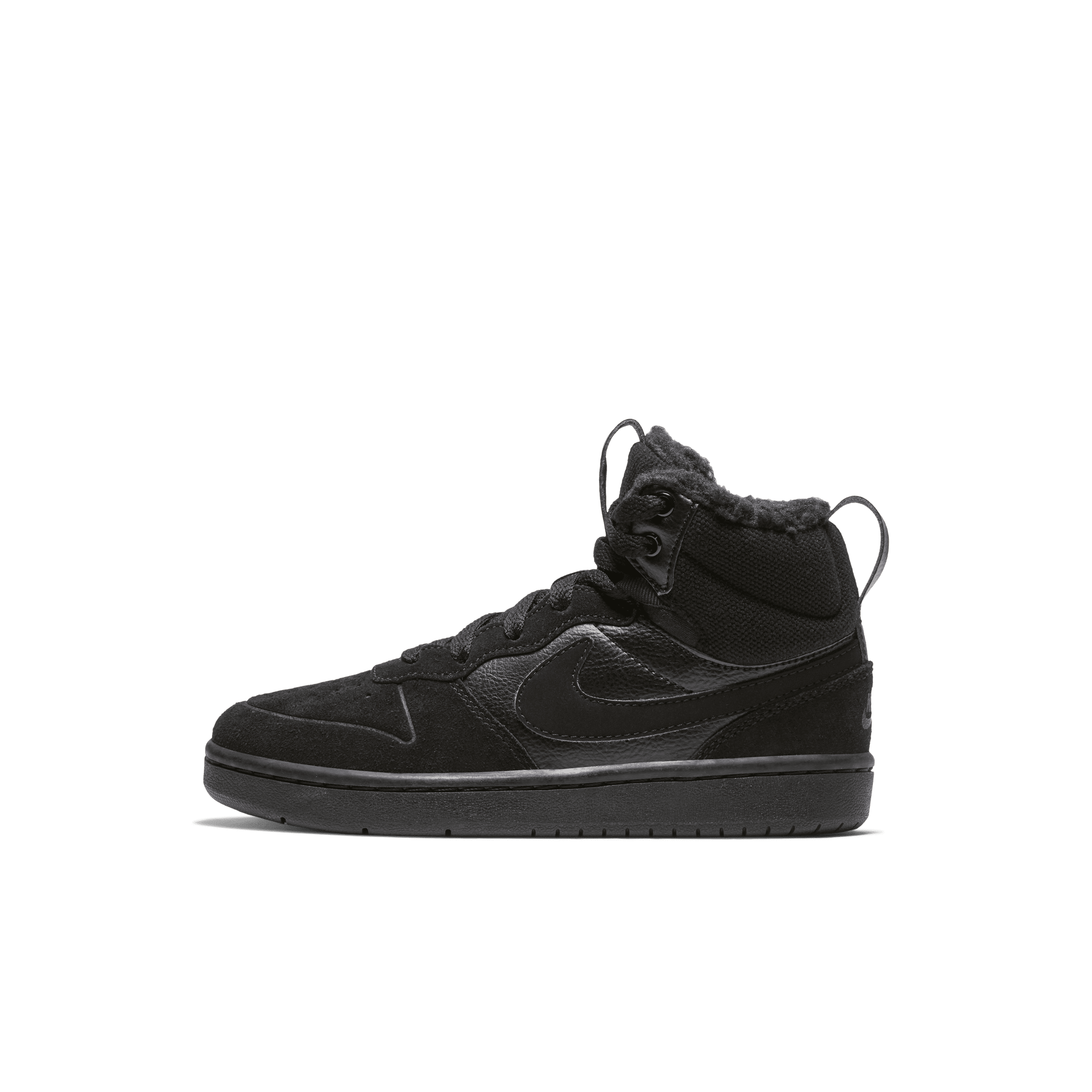 Nike Court Borough Mid 2 Younger Kids' Boot - Black