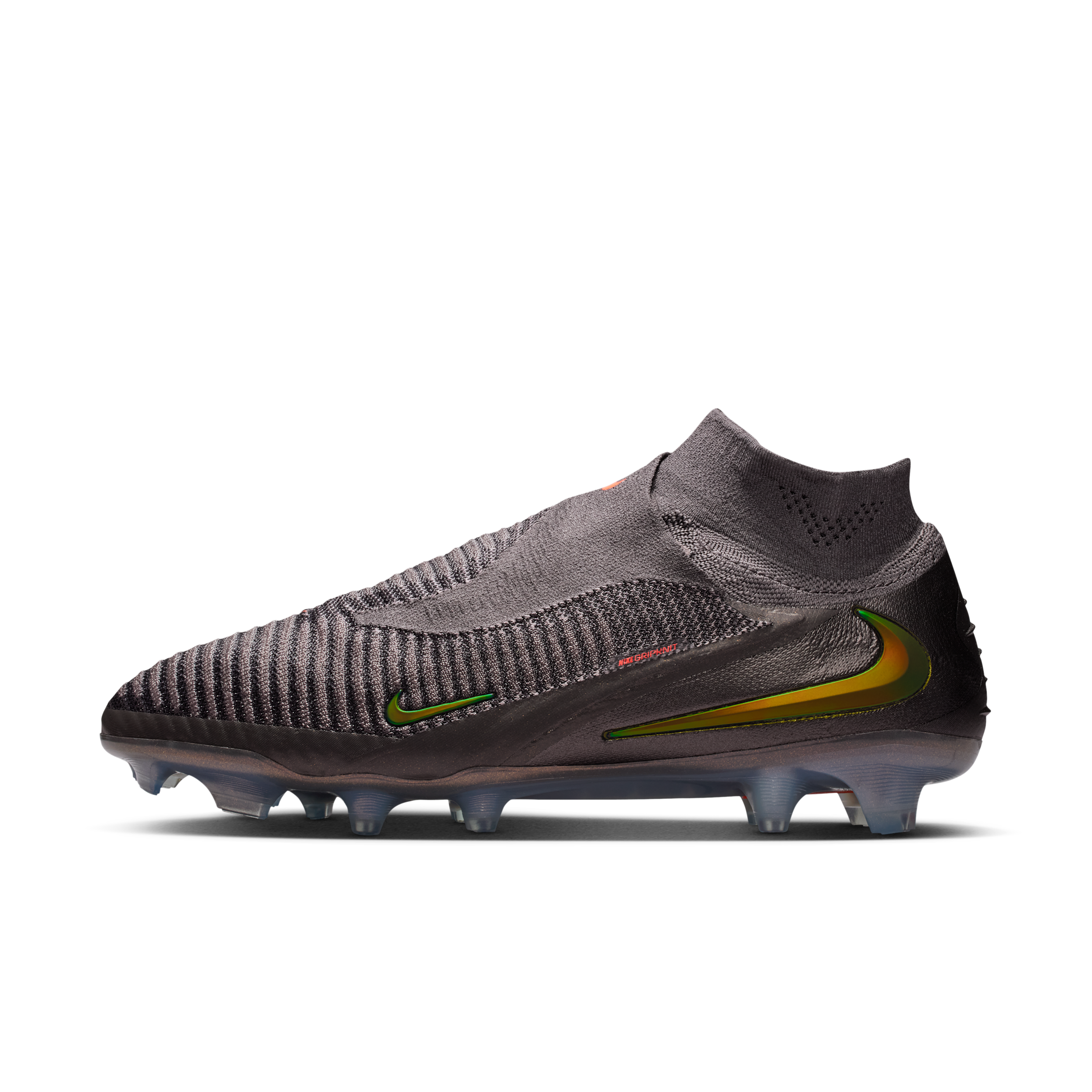 Scarpa da calcio per terreni compatti Nike Phantom 6 High Elite LV8 - Marrone