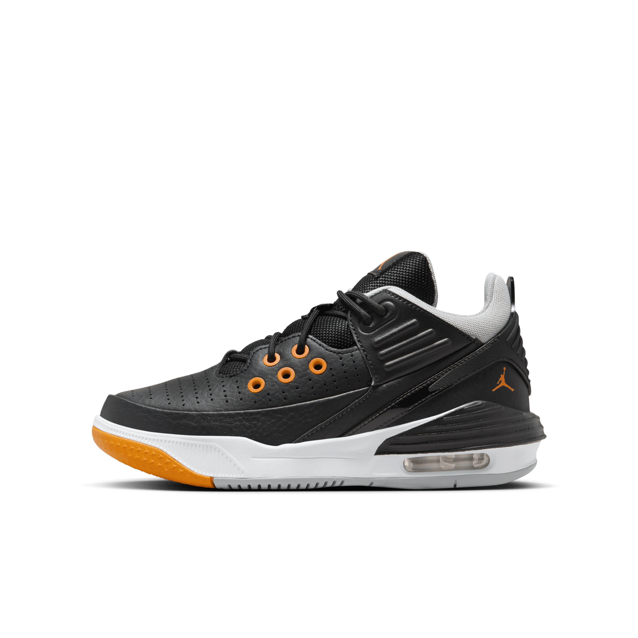 Jordan Max Aura 5 GS 'Magma Orange' | Black | Kid's Size 5.5 - DZ4352-008