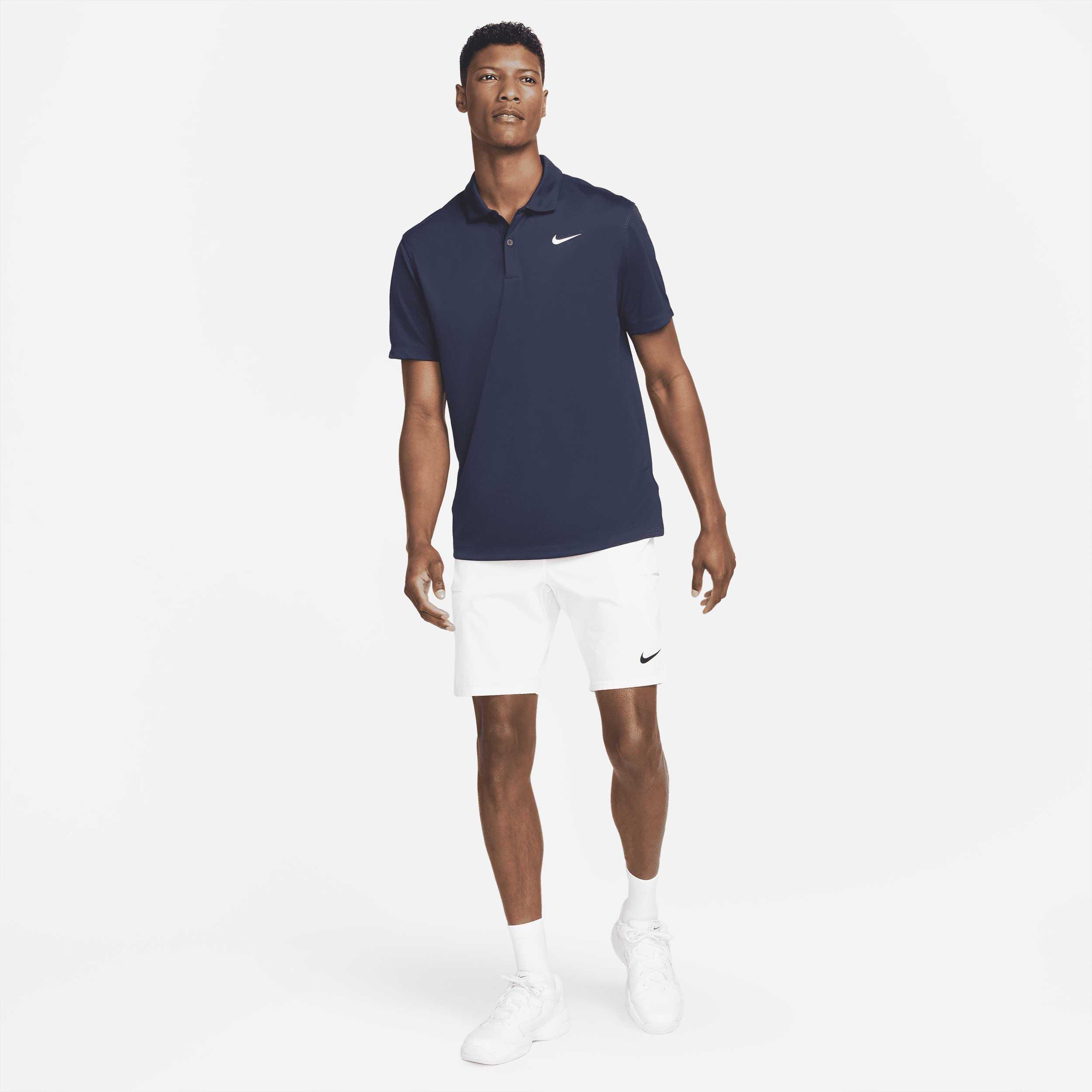 Polo de tennis NikeCourt Dri-FIT pour Homme - Bleu