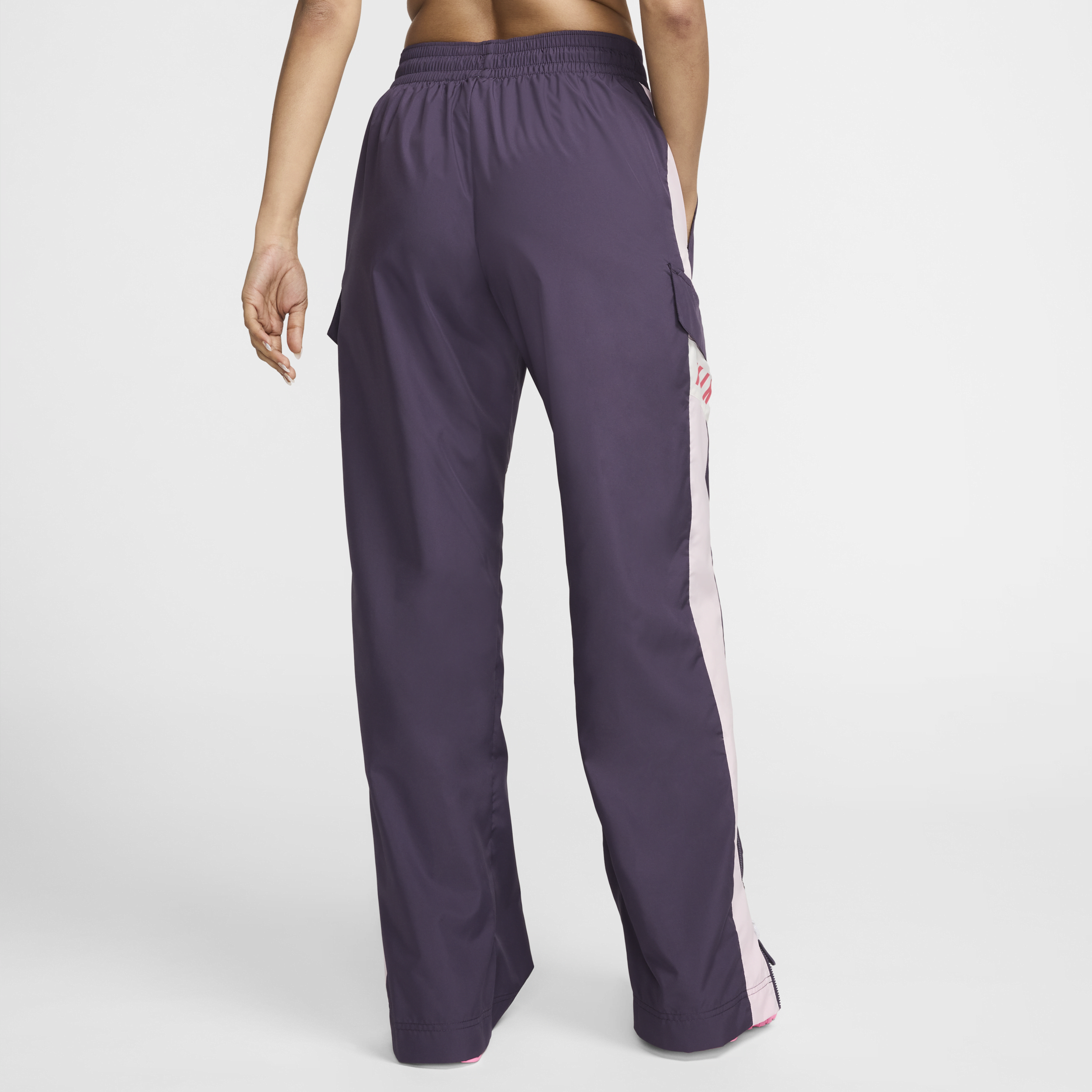 Pantalon taille haute Nike Sportswear pour femme - Pourpre