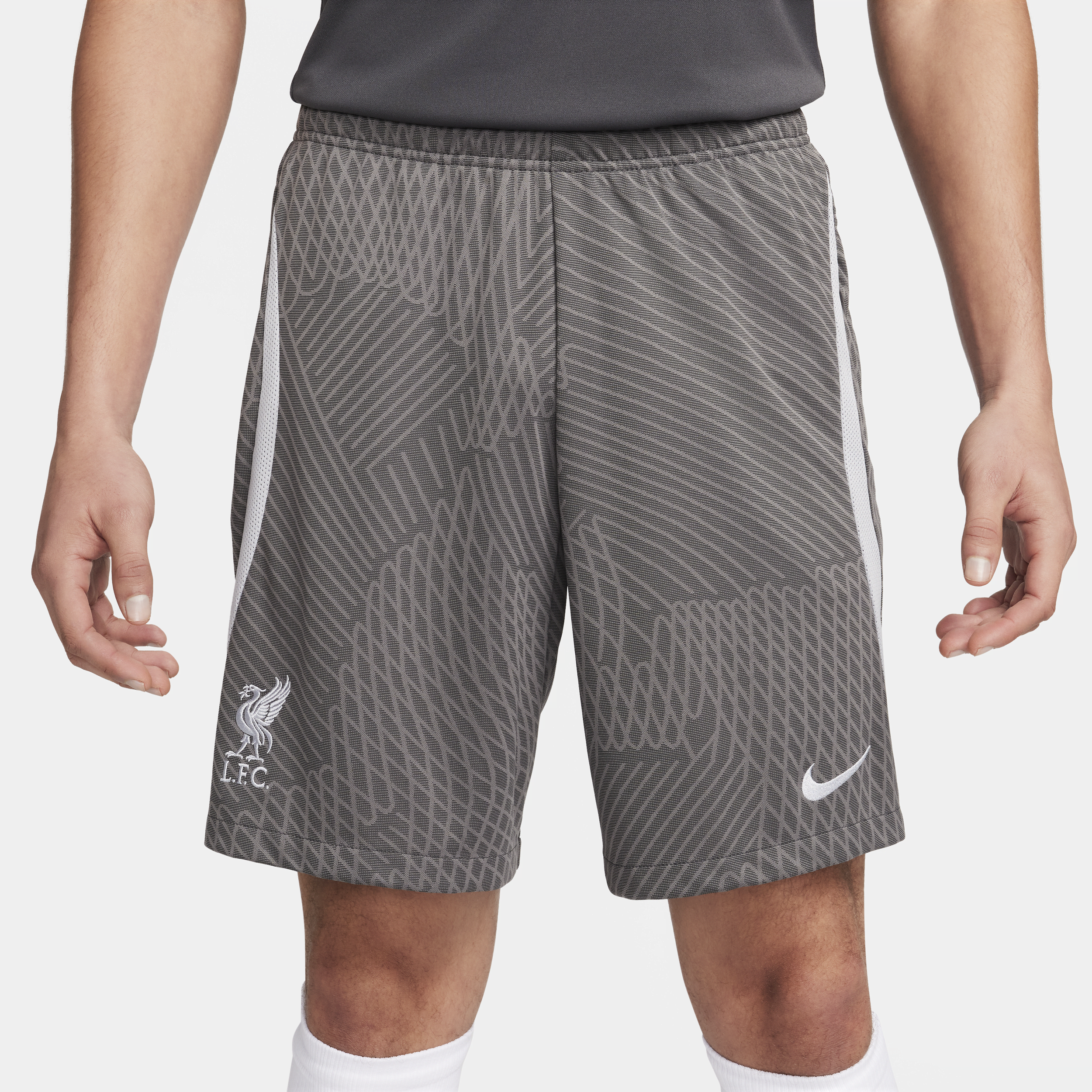 Nike Liverpool FC Strike Dri-FIT voetbalshorts voor heren Grijs