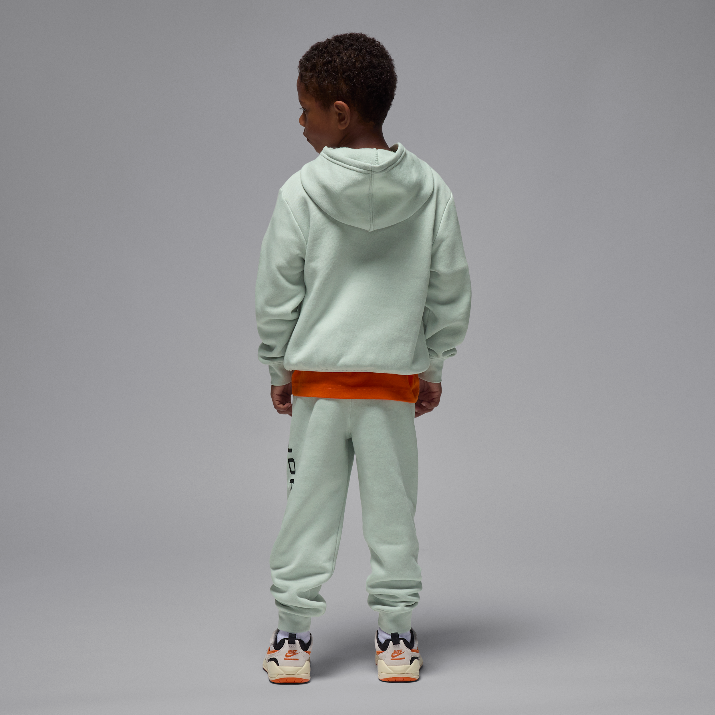Thumbnail - Jordan Baseline zweiteiliges Fleece-Set (jüngere Kinder) - Grau