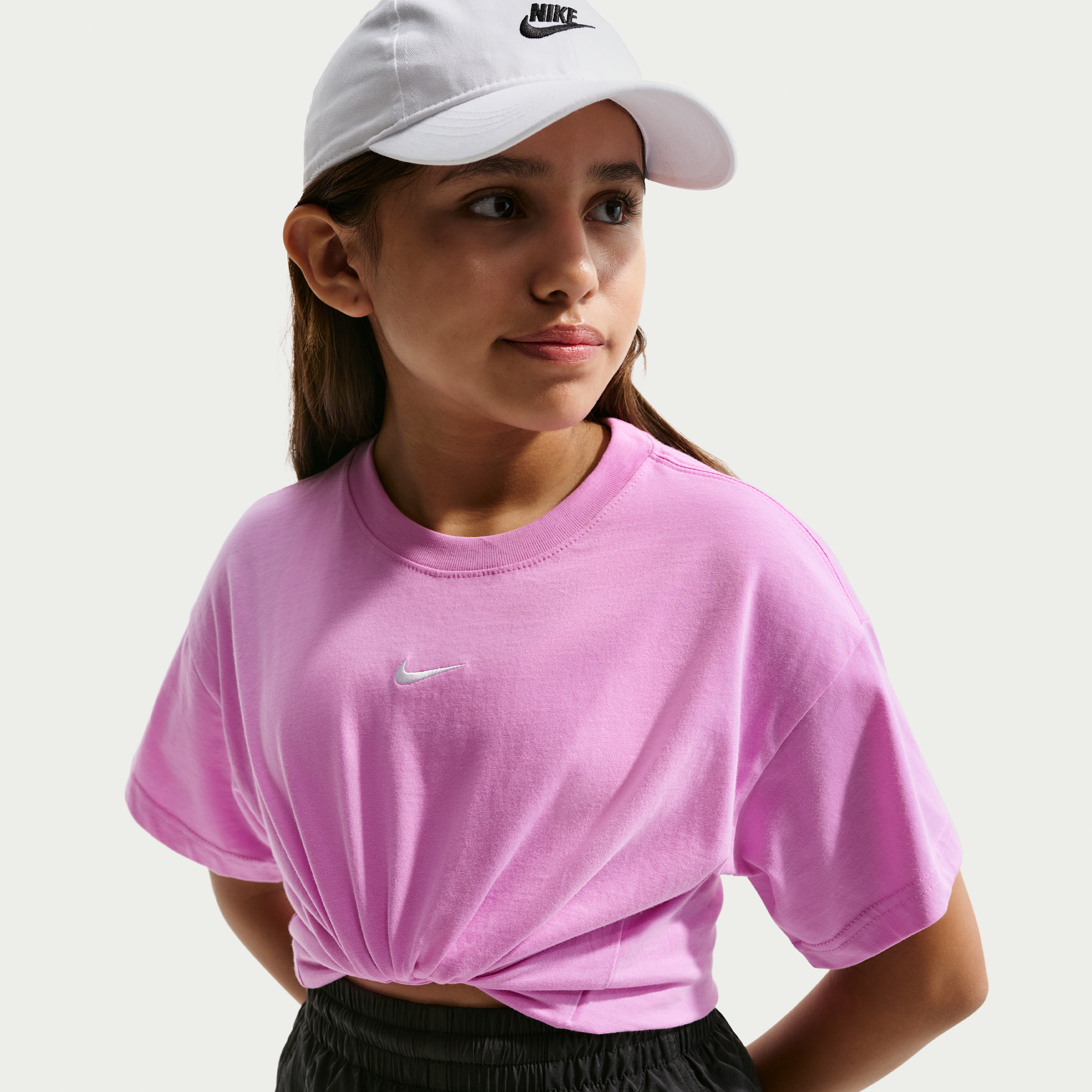 Thumbnail - Nike Essential T-Shirt (ältere Kinder, Mädchen) - Lila