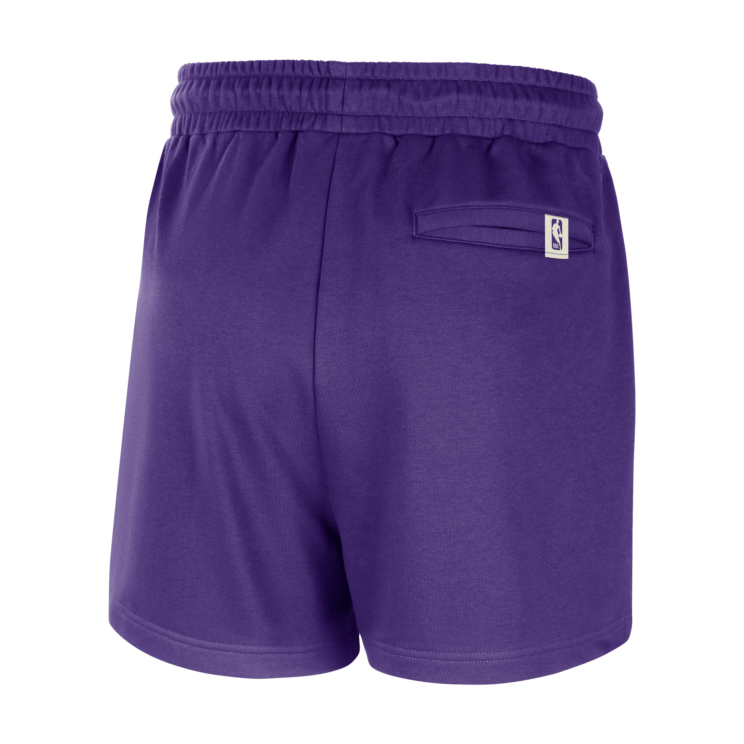 Thumbnail - Los Angeles Lakers Club Courtside Nike NBA Fleece-Shorts (Herren) - Lila